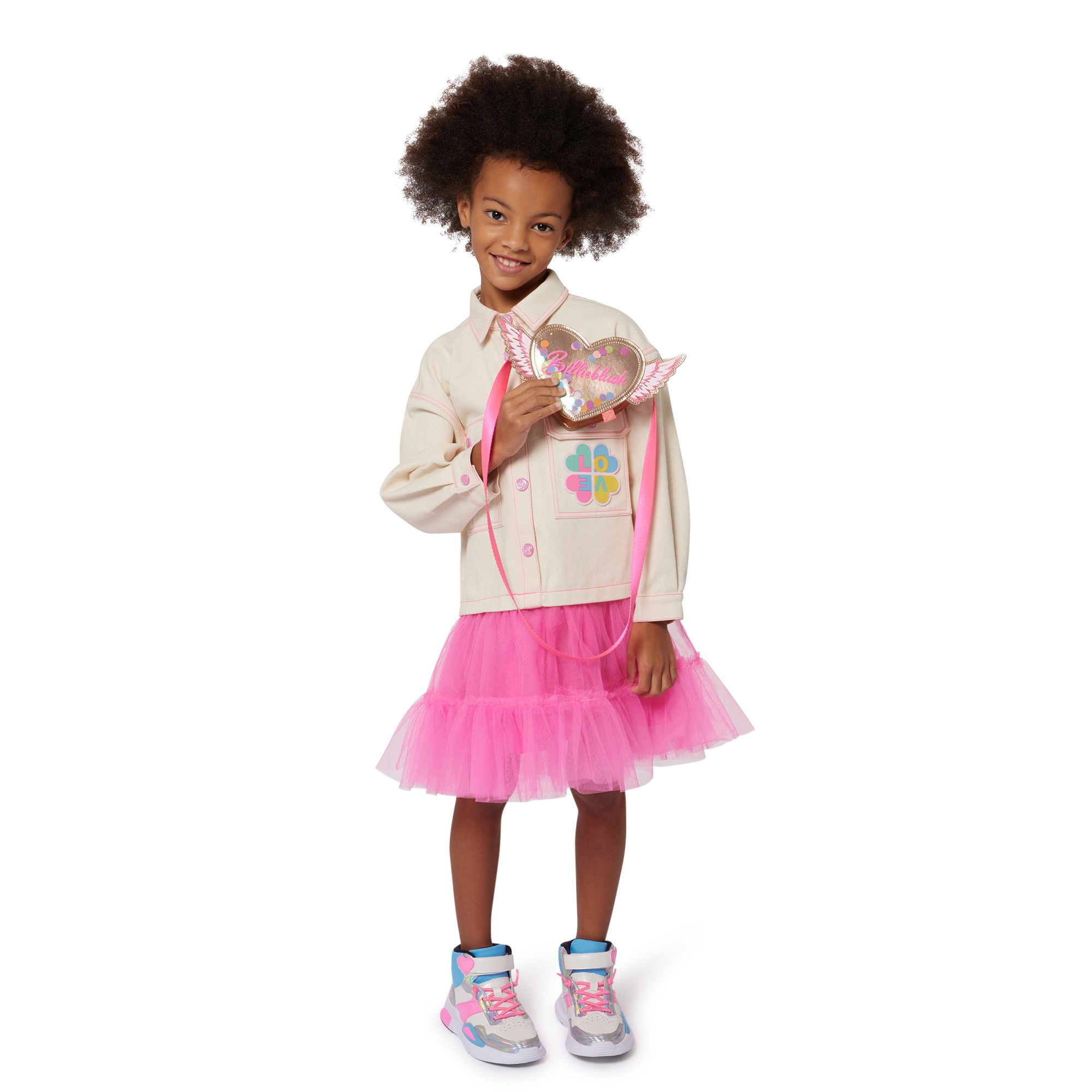 Bi-material dress BILLIEBLUSH for GIRL