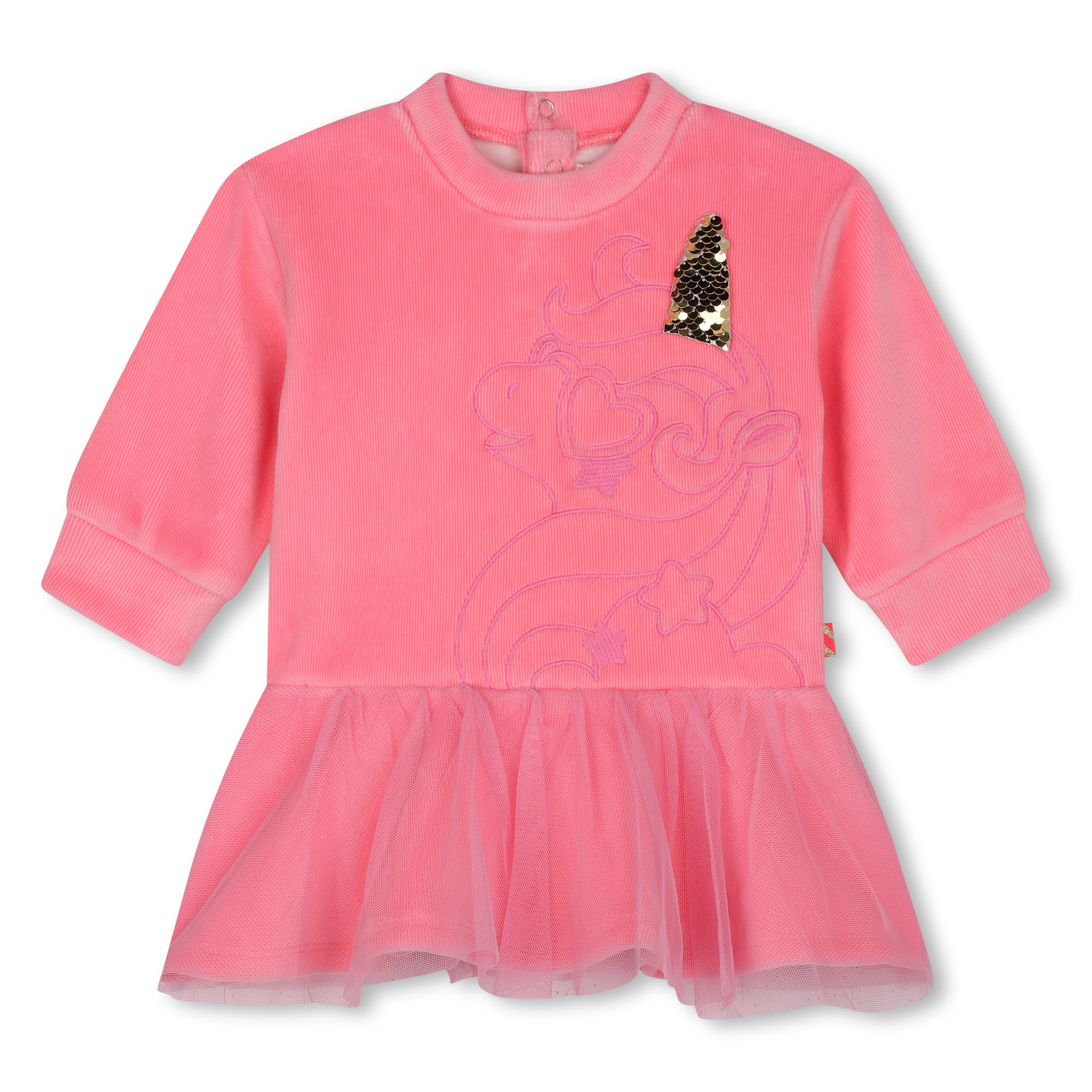 Bi-material dress BILLIEBLUSH for GIRL