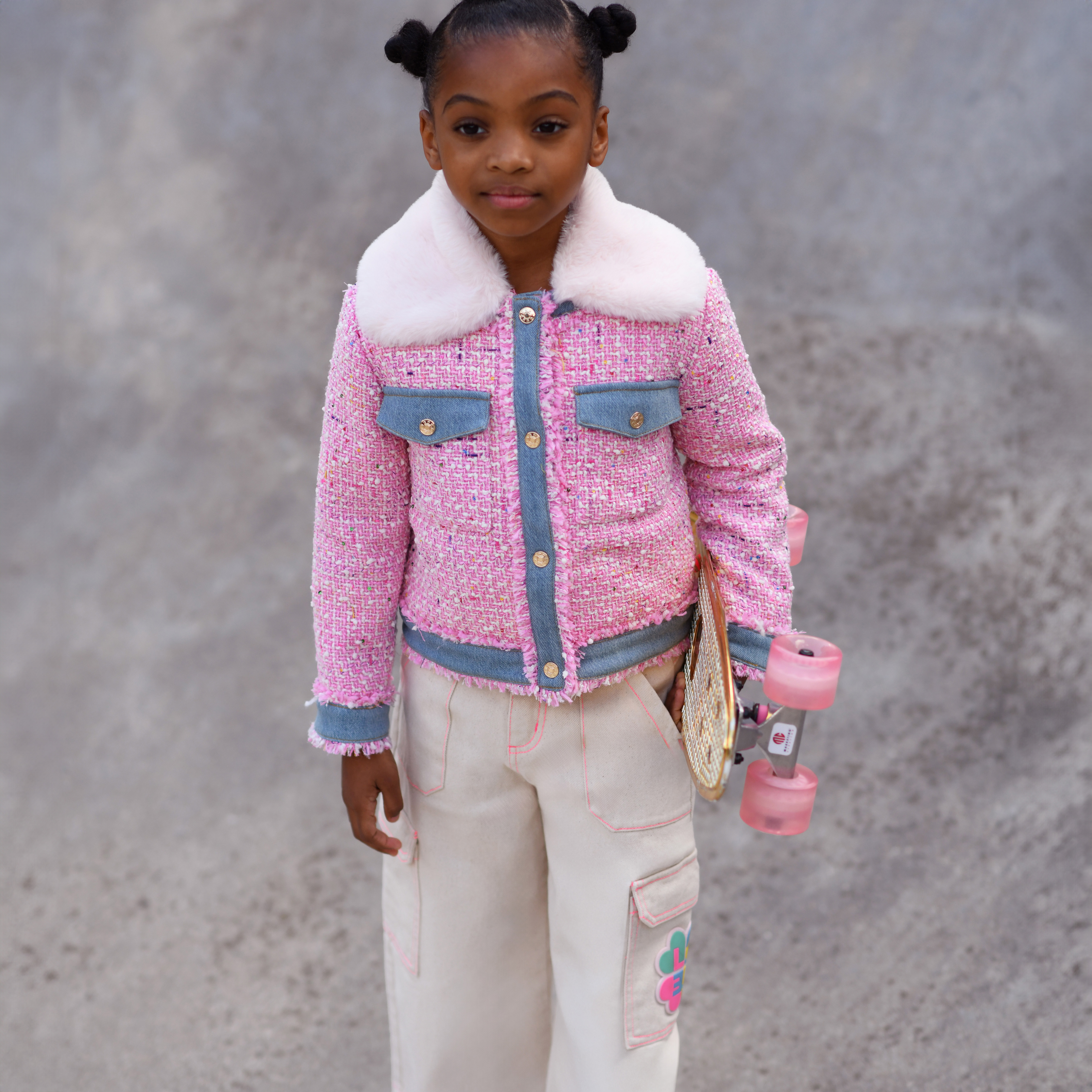 Tweed blend jacket BILLIEBLUSH for GIRL