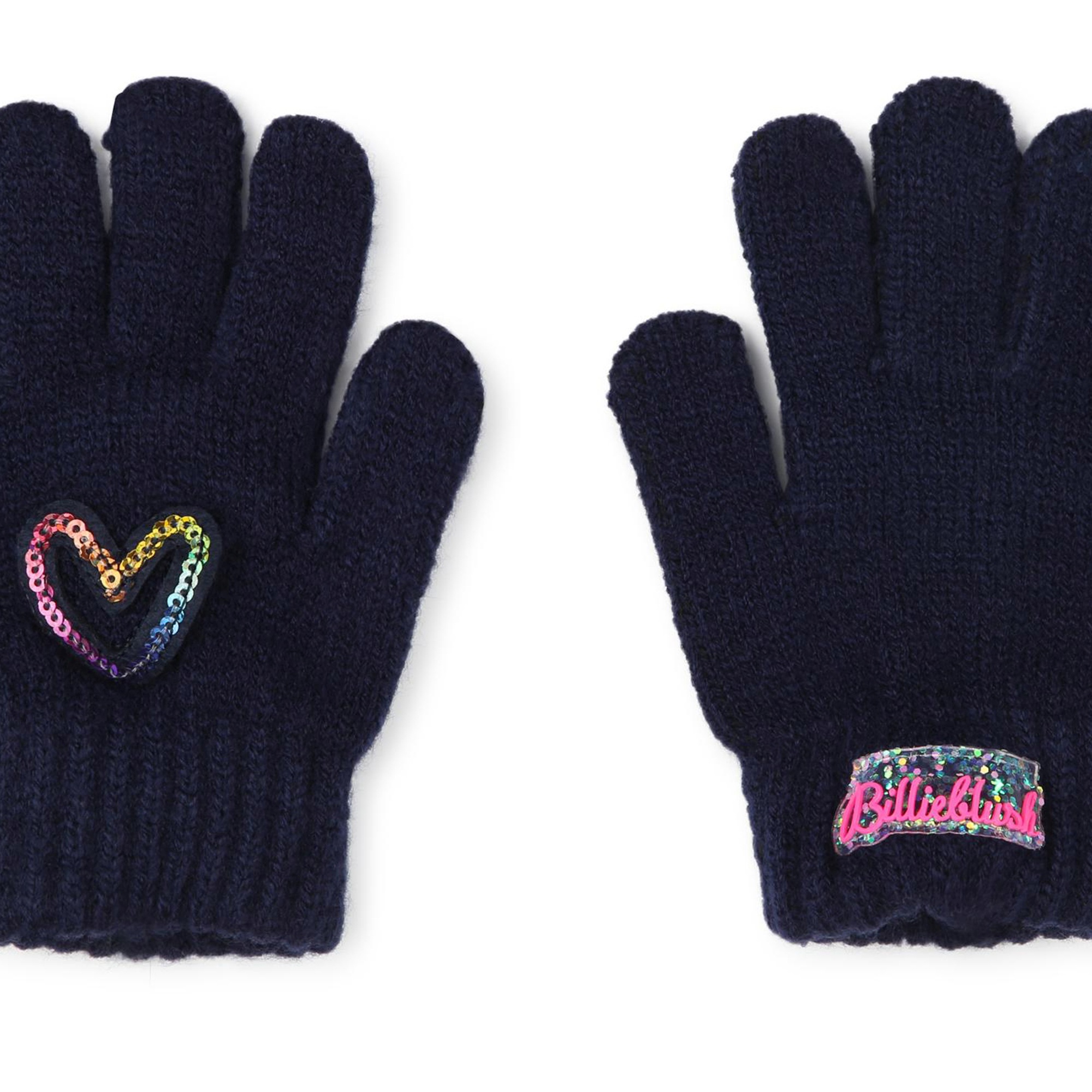 Gants avec coeur en sequins BILLIEBLUSH pour FILLE