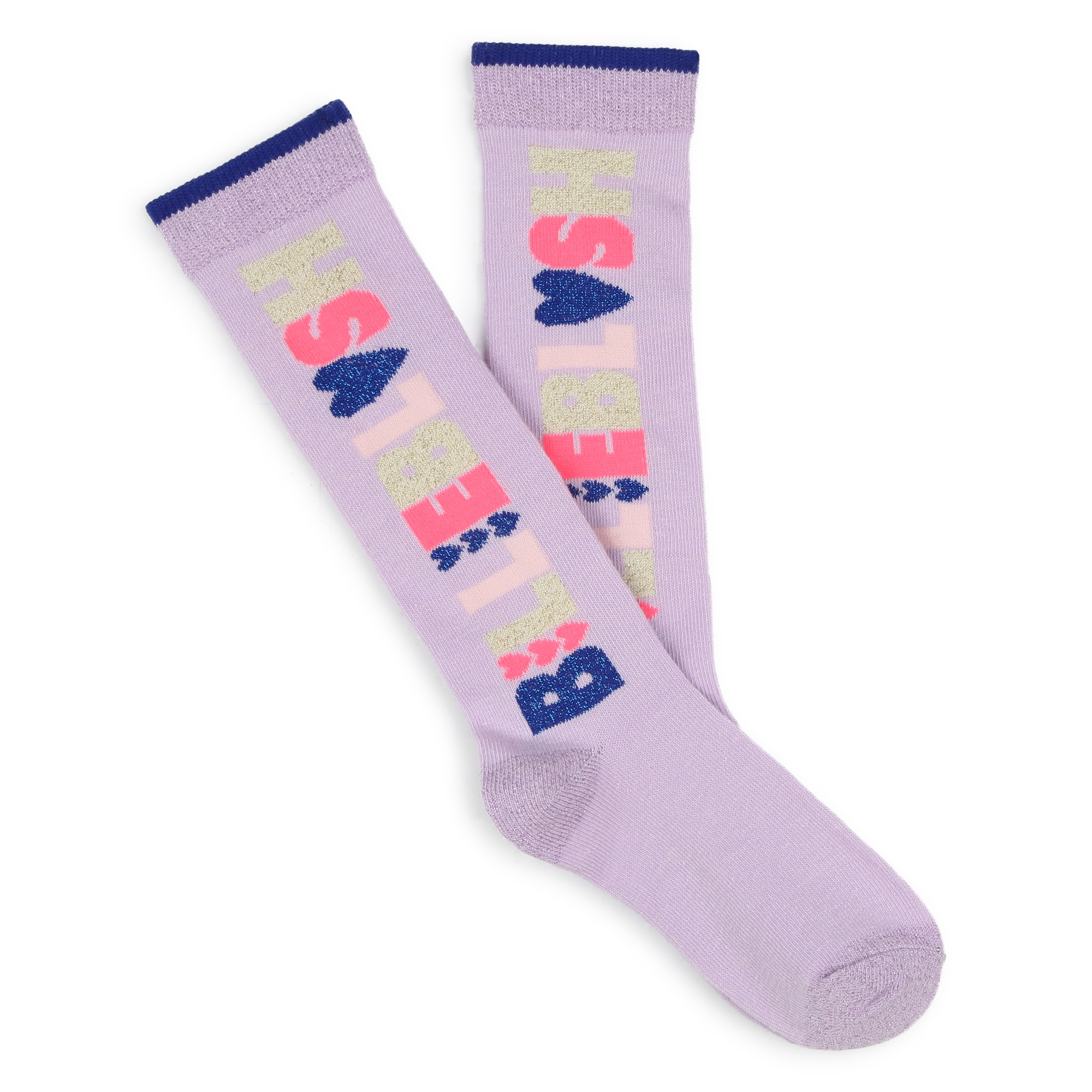 Metallic motif socks BILLIEBLUSH for GIRL