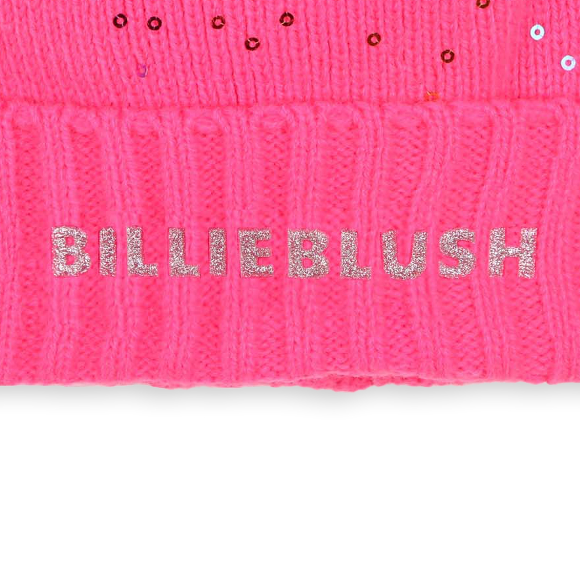 Bonnet à pompon orné de sequins BILLIEBLUSH pour FILLE