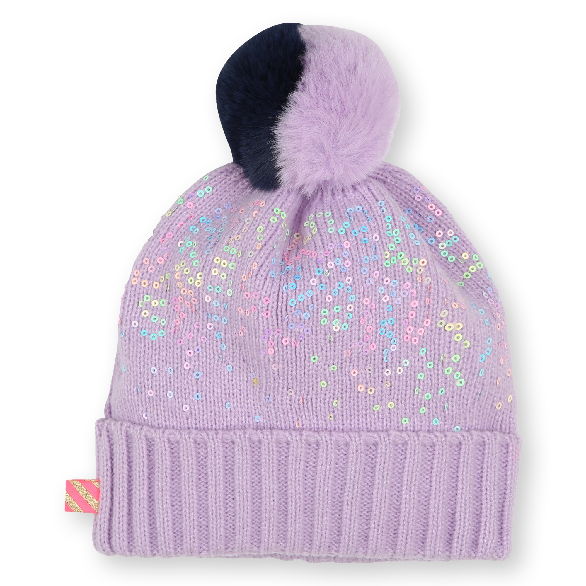 Pompom hat with sequins BILLIEBLUSH for GIRL