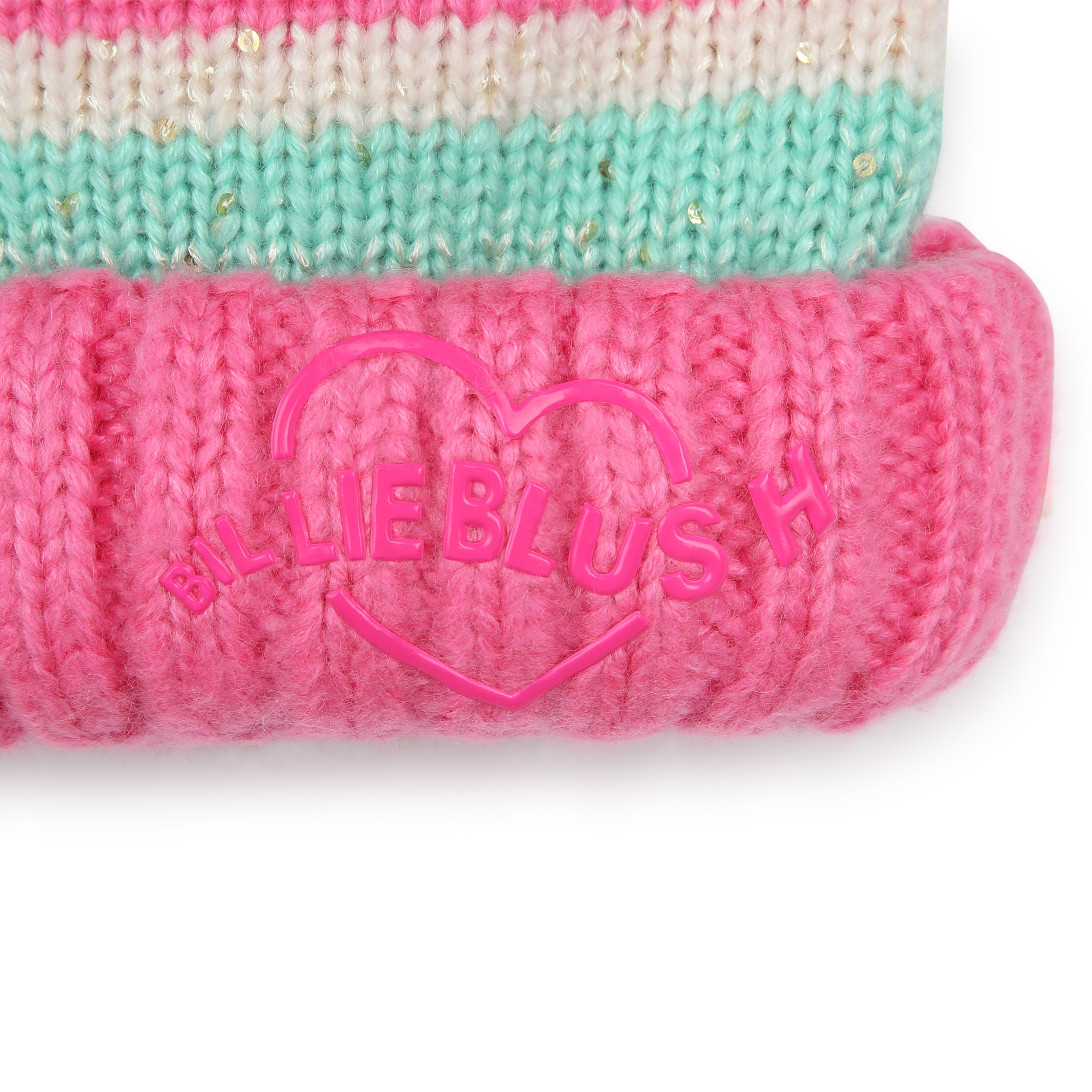 Striped pompom hat BILLIEBLUSH for GIRL