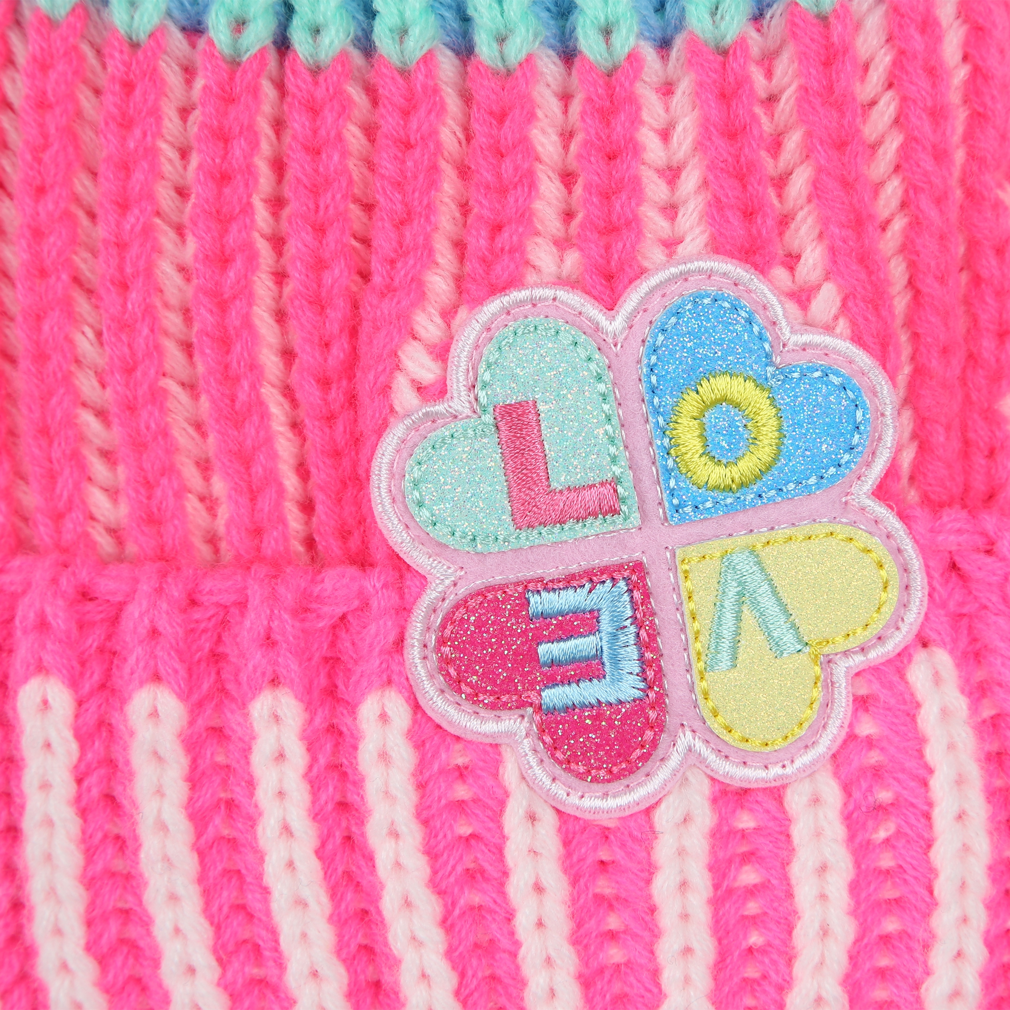 Gorro multicolor de canalé BILLIEBLUSH para NIÑA