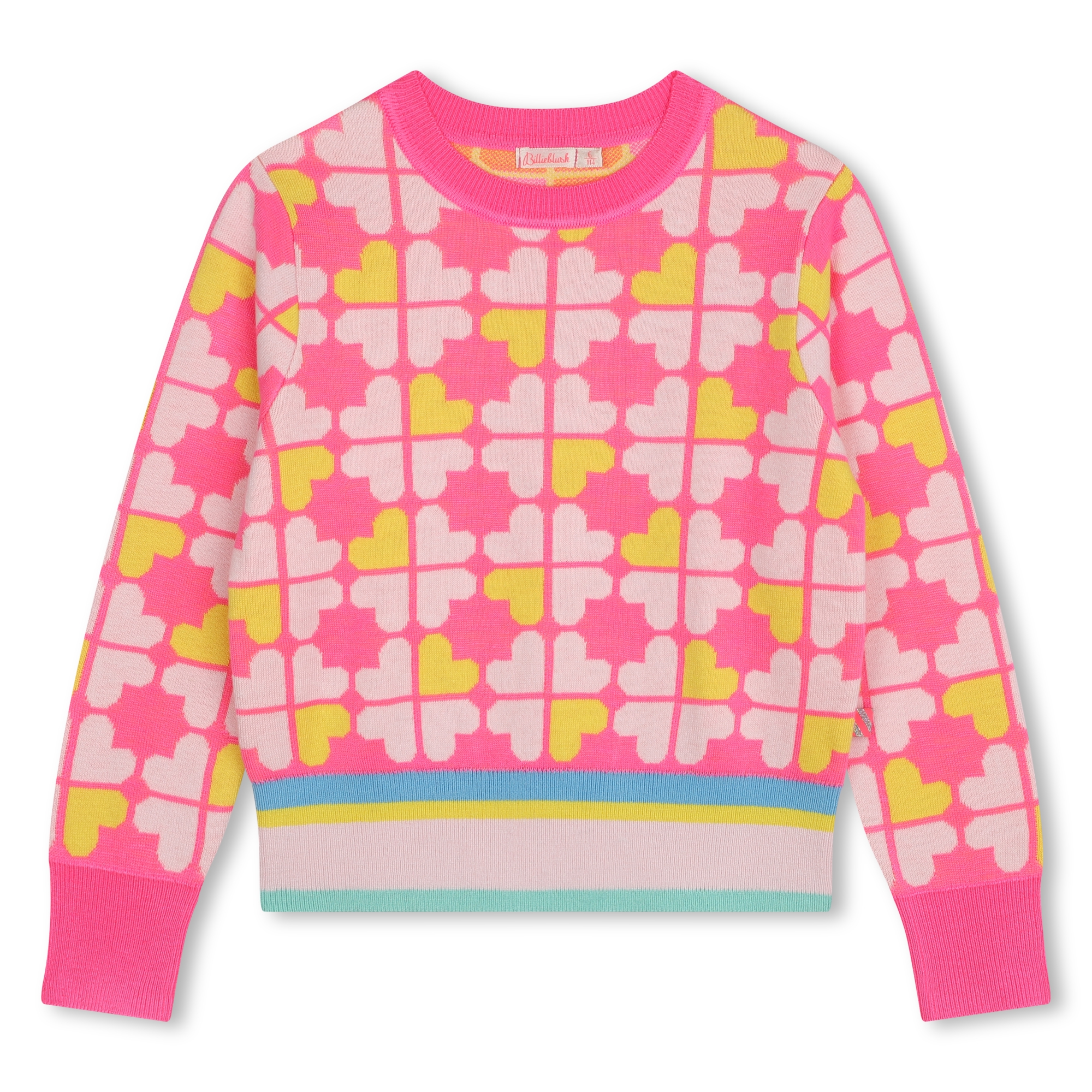 Pull tricoté à bord contrasté BILLIEBLUSH pour FILLE