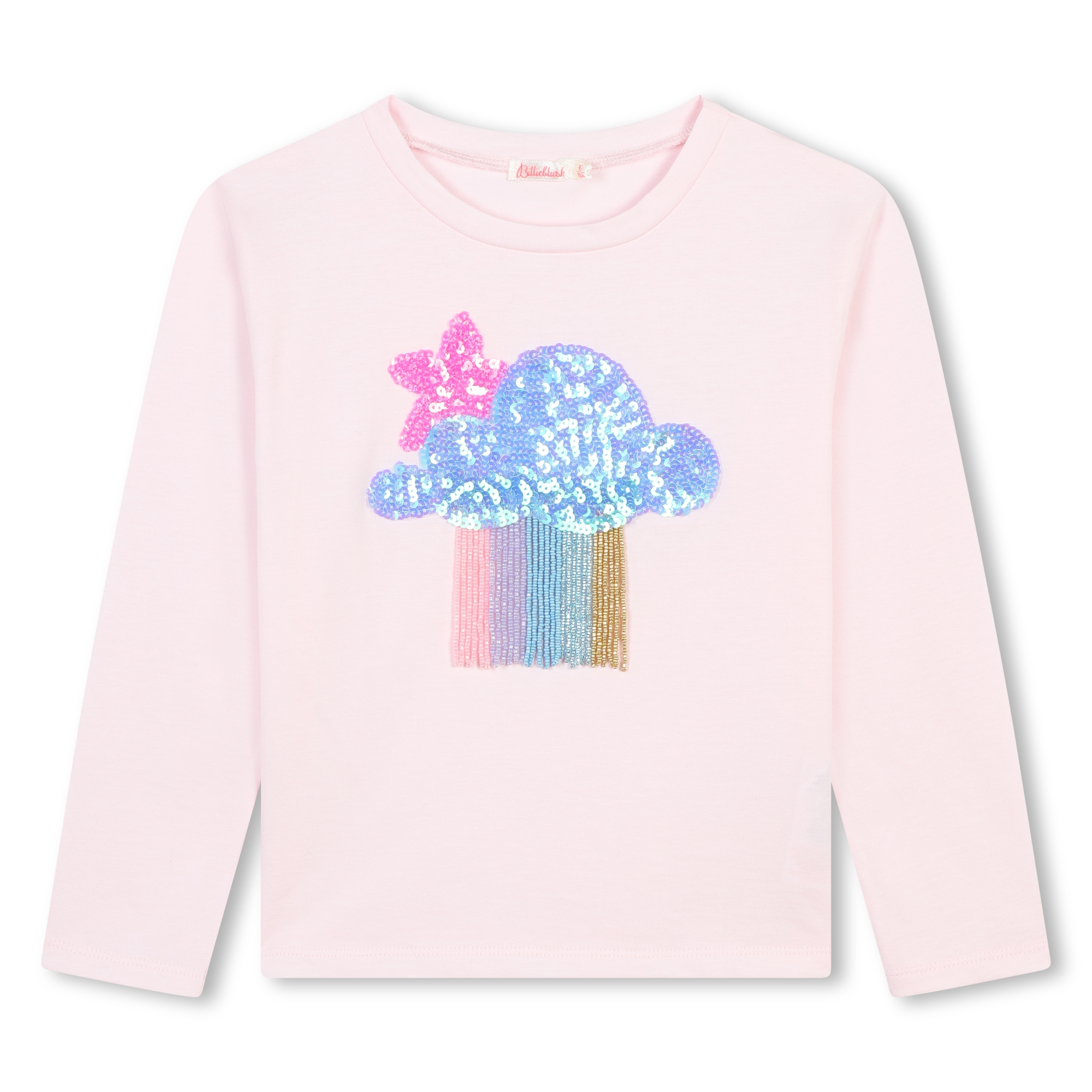 Long-sleeved cotton T-shirt BILLIEBLUSH for GIRL