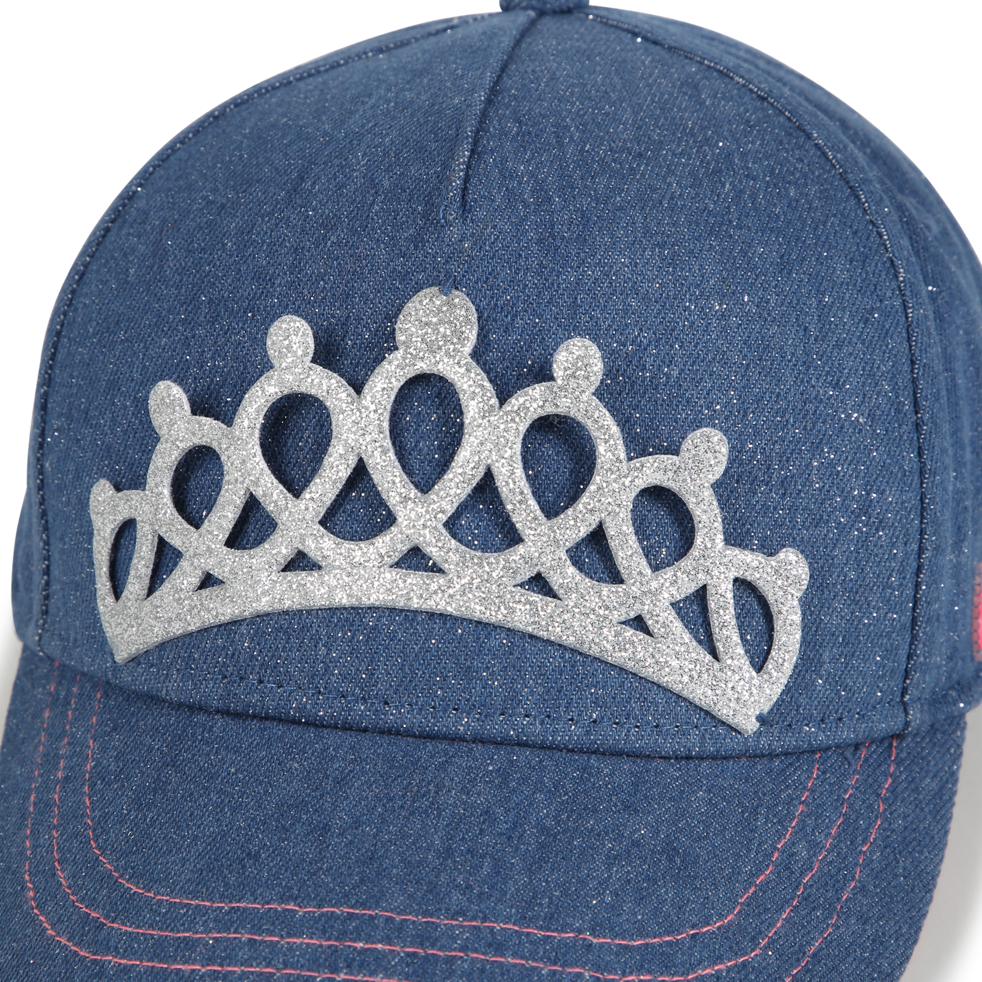 Casquette en denim pailleté BILLIEBLUSH pour FILLE