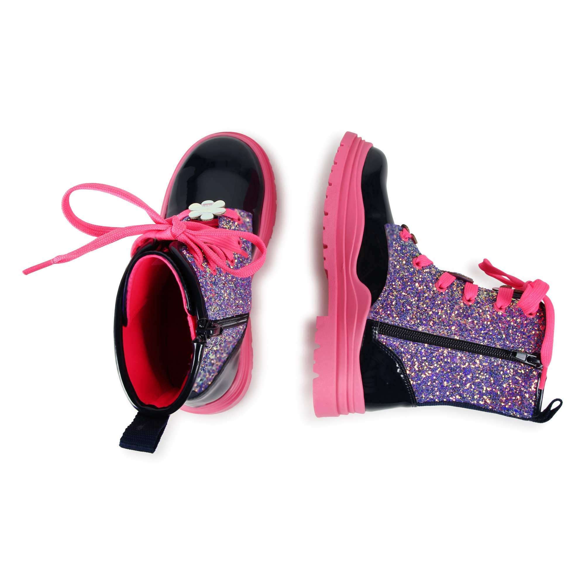 Bottines lacées et zippées BILLIEBLUSH pour FILLE