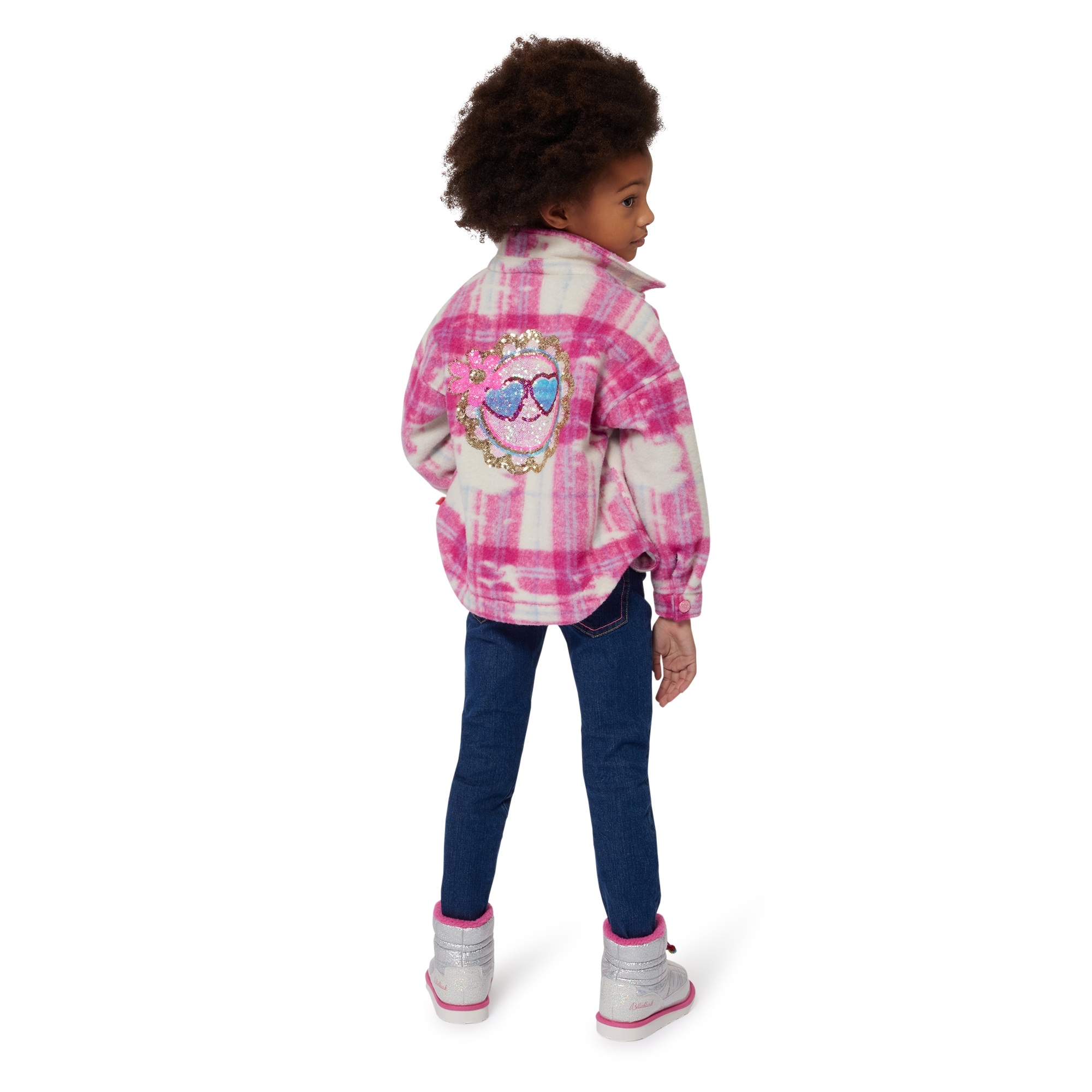 Camisa cuadros y lentejuelas BILLIEBLUSH para NIÑA