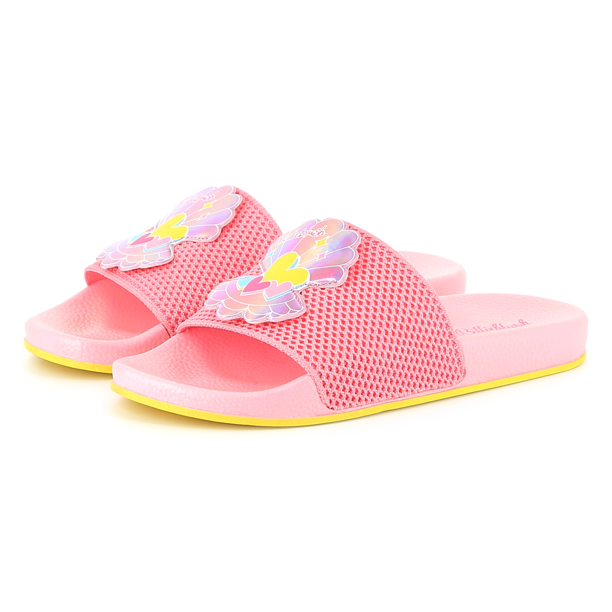 Dual-fabric sliders BILLIEBLUSH for GIRL