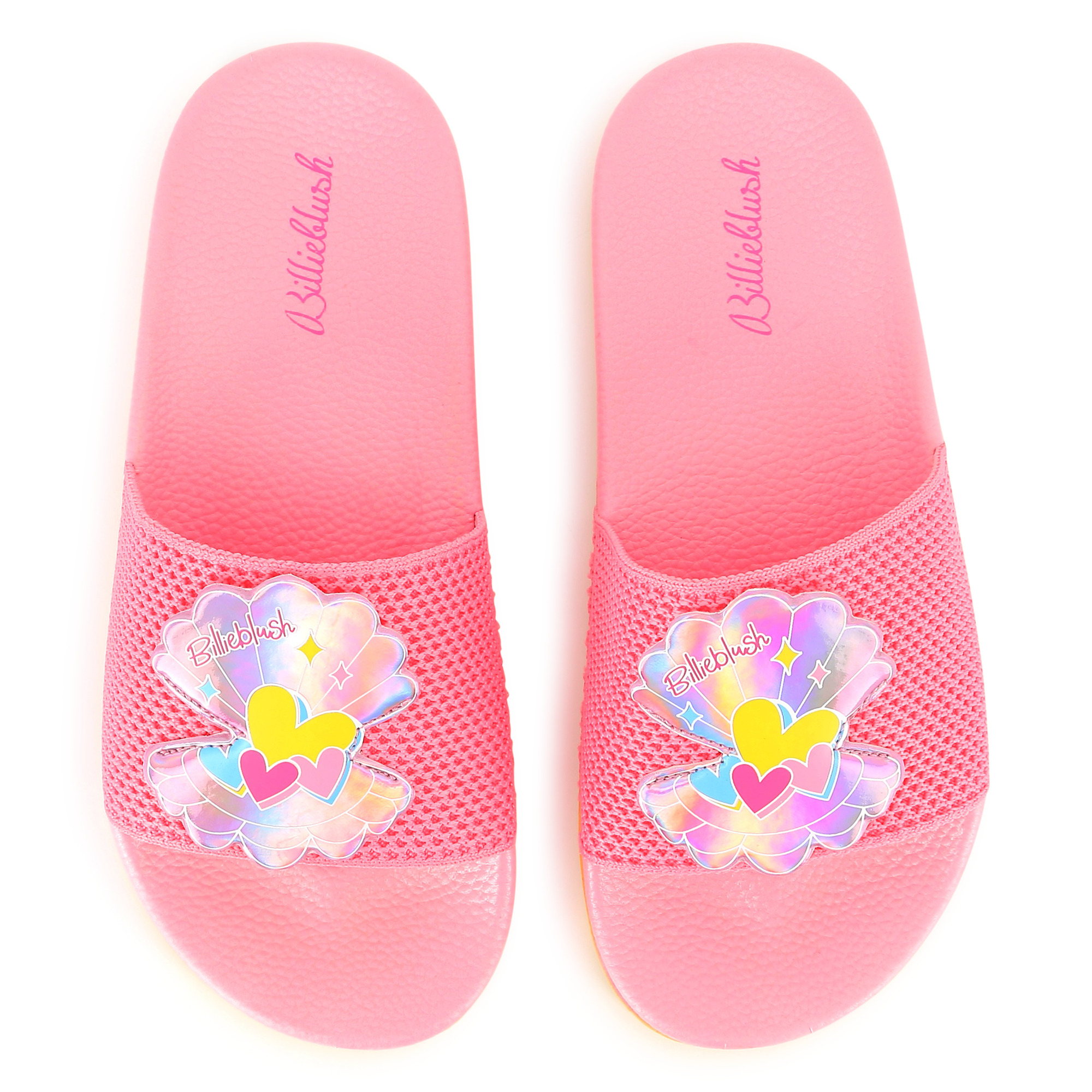 Dual-fabric sliders BILLIEBLUSH for GIRL