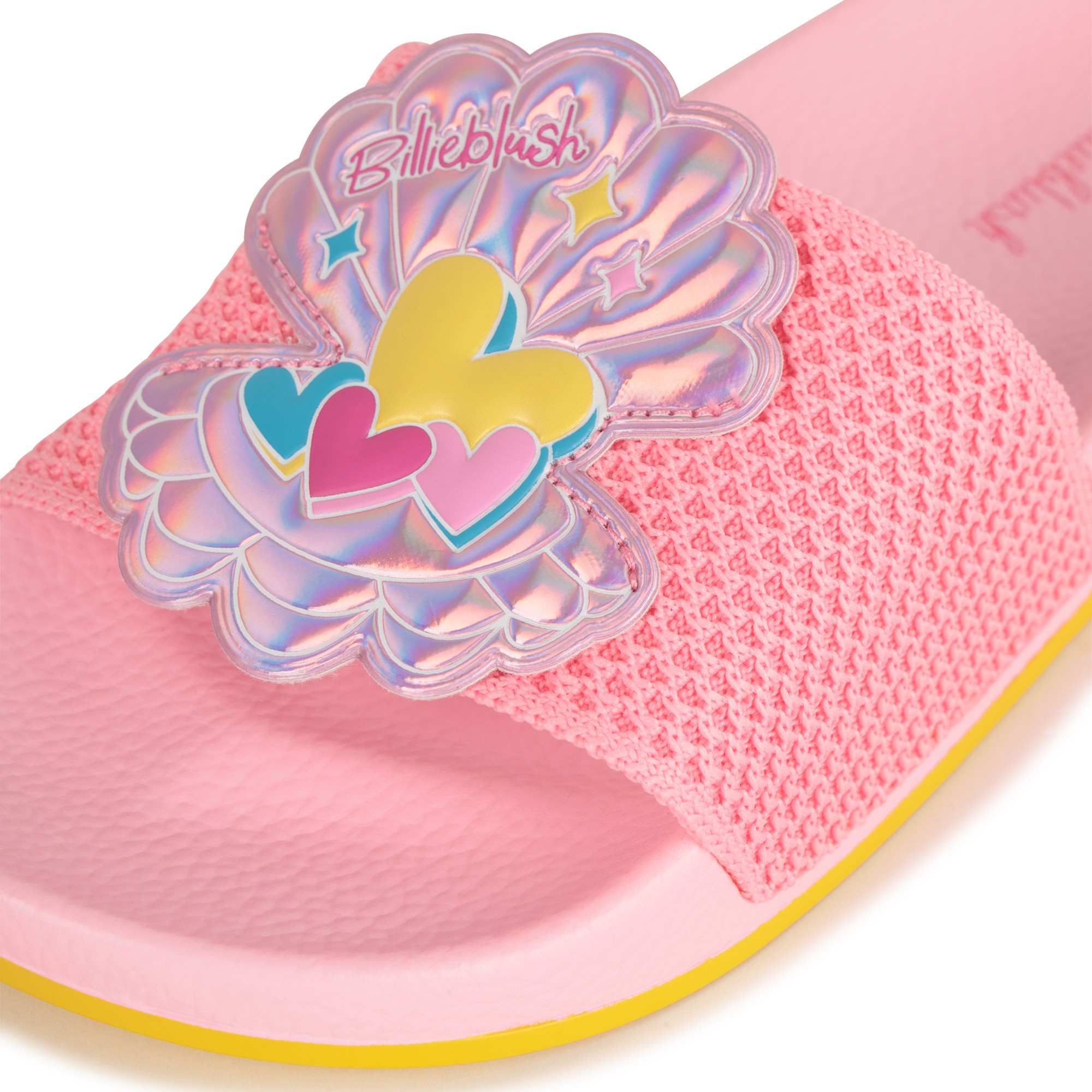 Dual-fabric sliders BILLIEBLUSH for GIRL