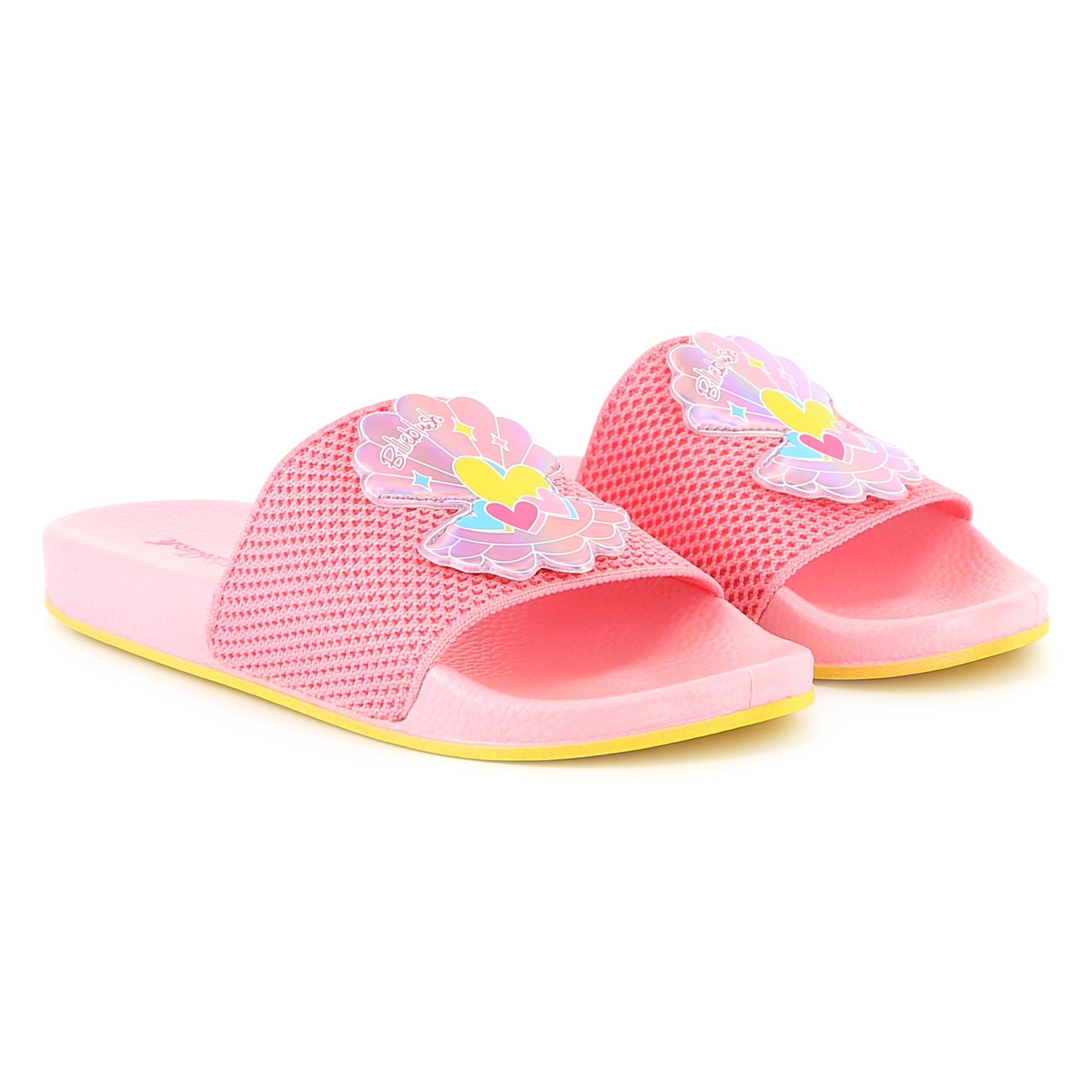 Dual-fabric sliders BILLIEBLUSH for GIRL