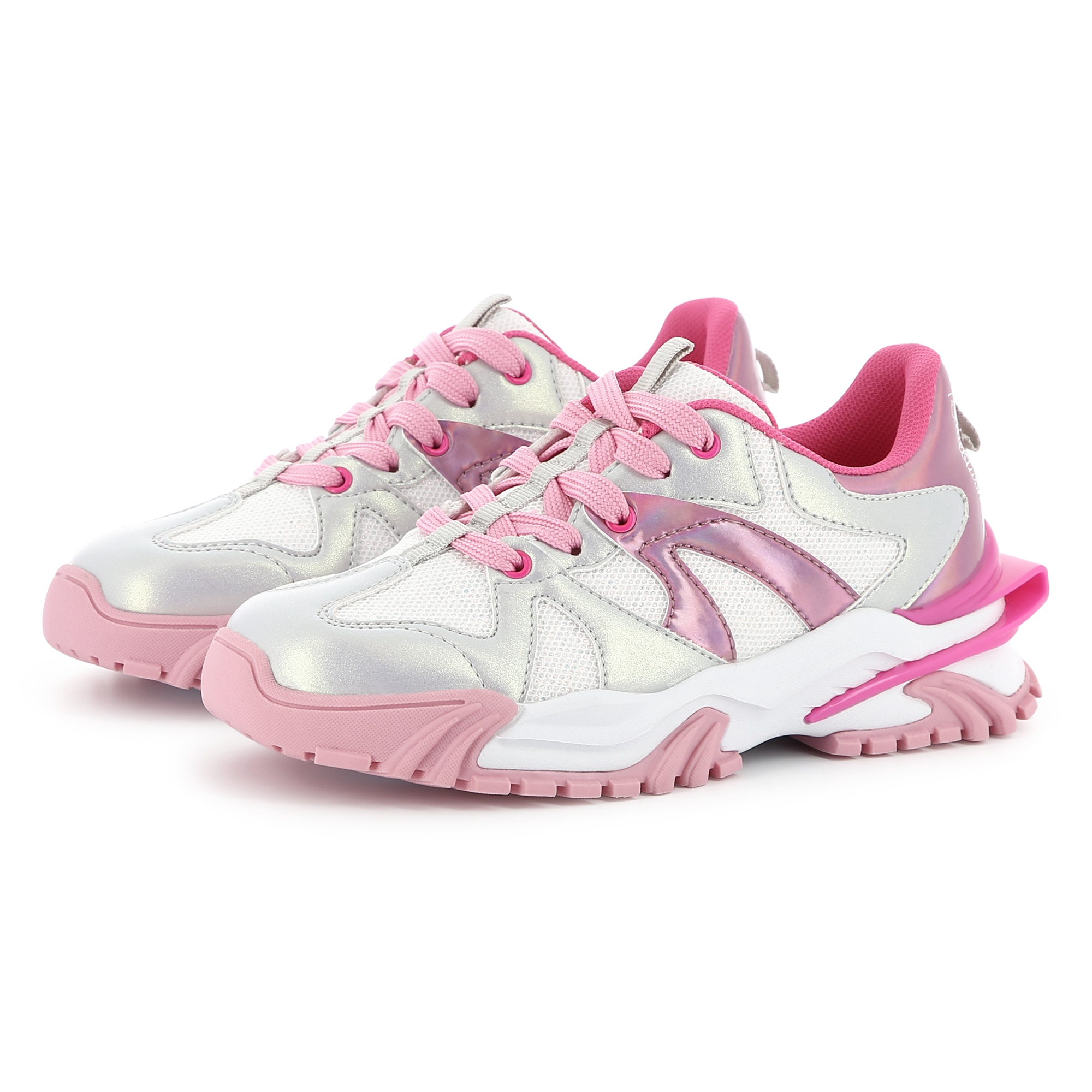 Sneaker stringate bimateriale BILLIEBLUSH Per BAMBINA