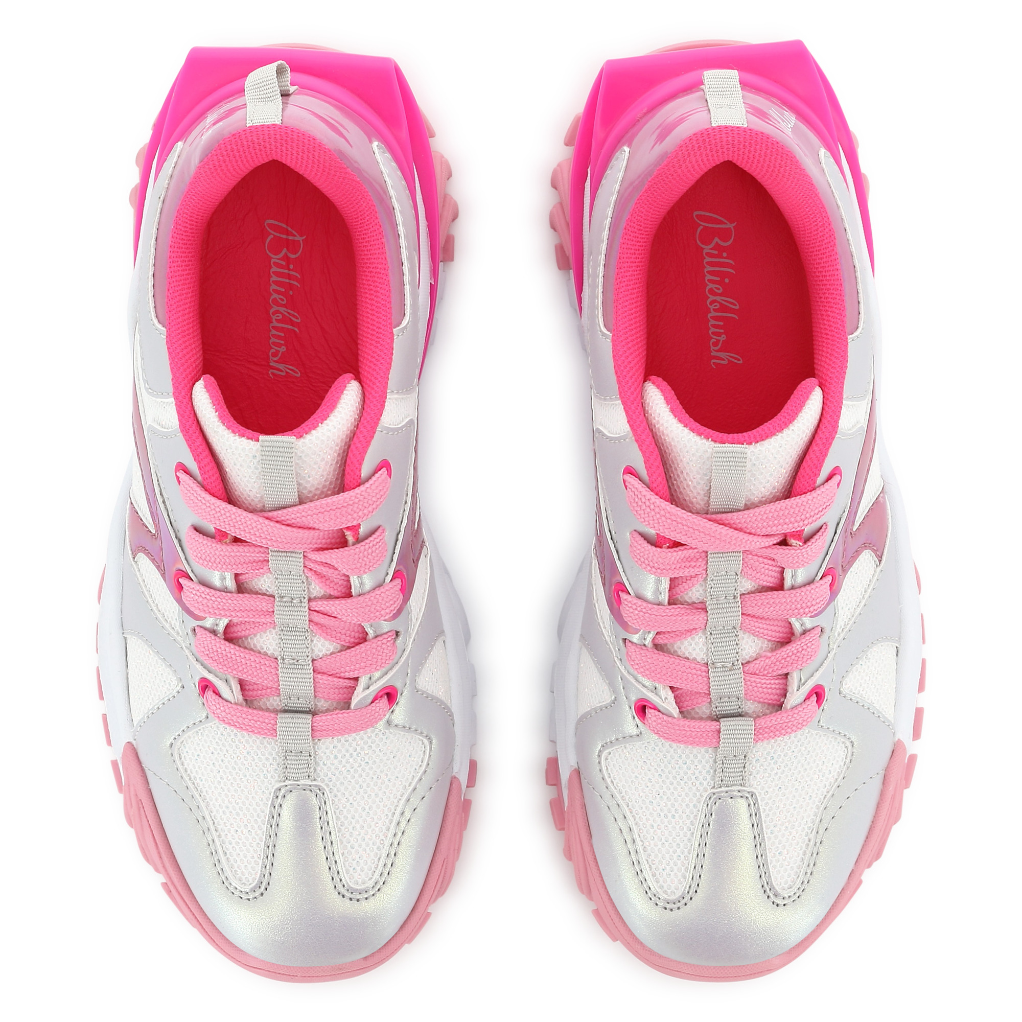 Dual-fabric lace-up trainers BILLIEBLUSH for GIRL