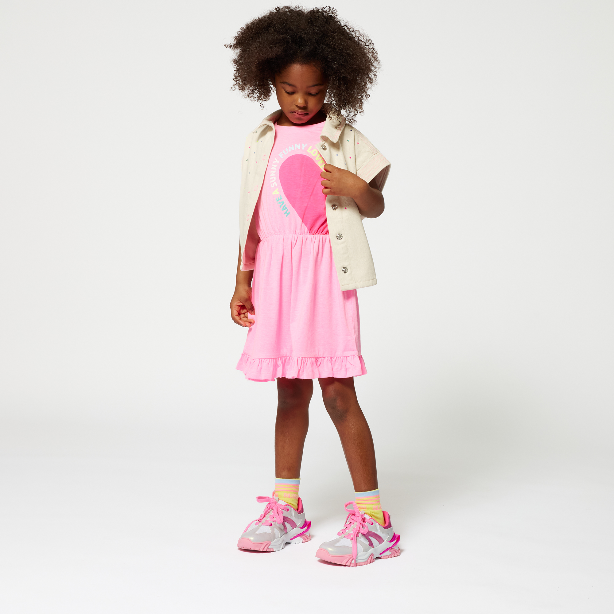 Sneaker stringate bimateriale BILLIEBLUSH Per BAMBINA