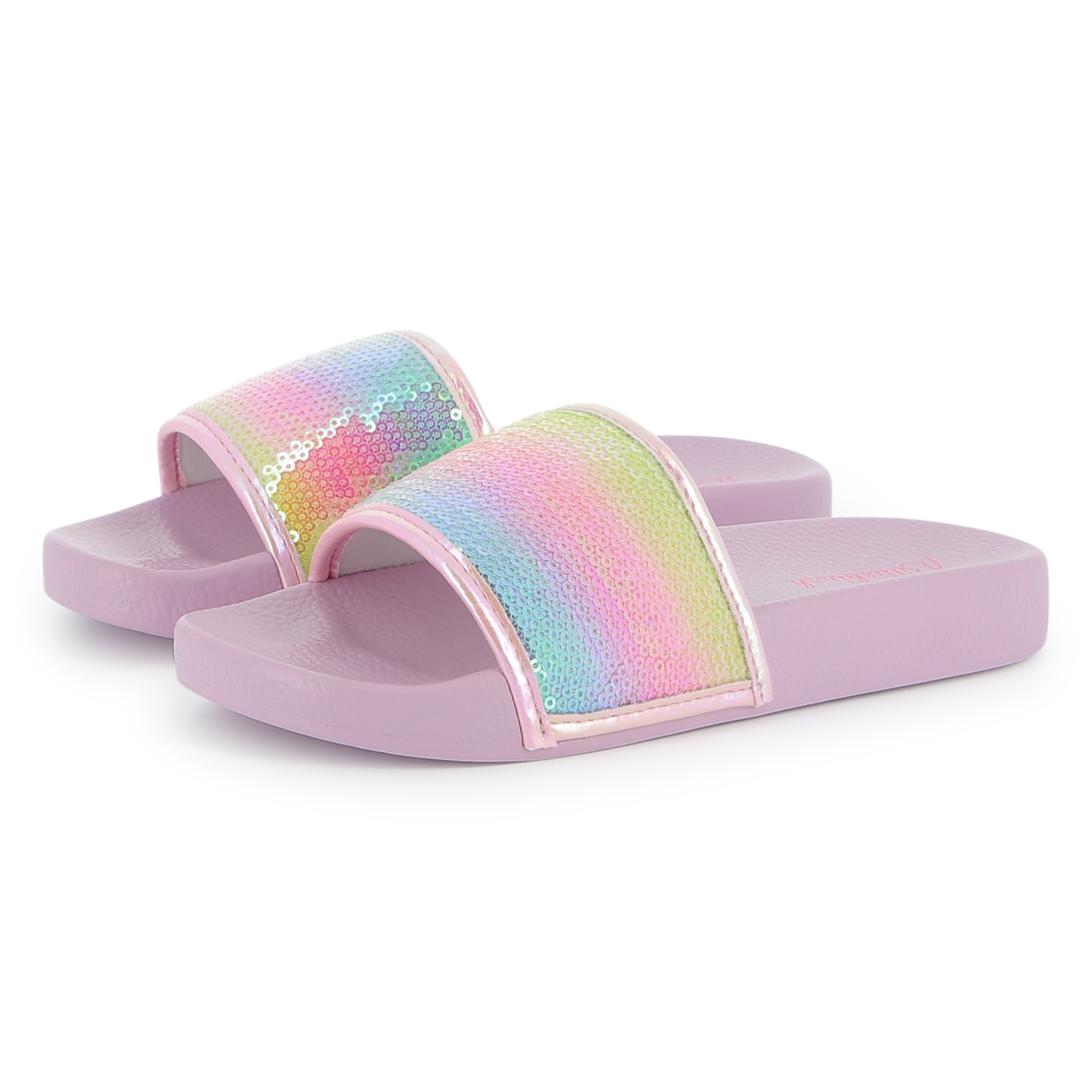 Iridescent sequin sliders BILLIEBLUSH for GIRL