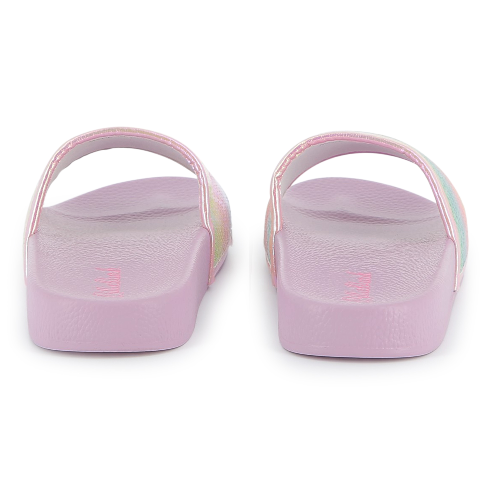 Iridescent sequin sliders BILLIEBLUSH for GIRL