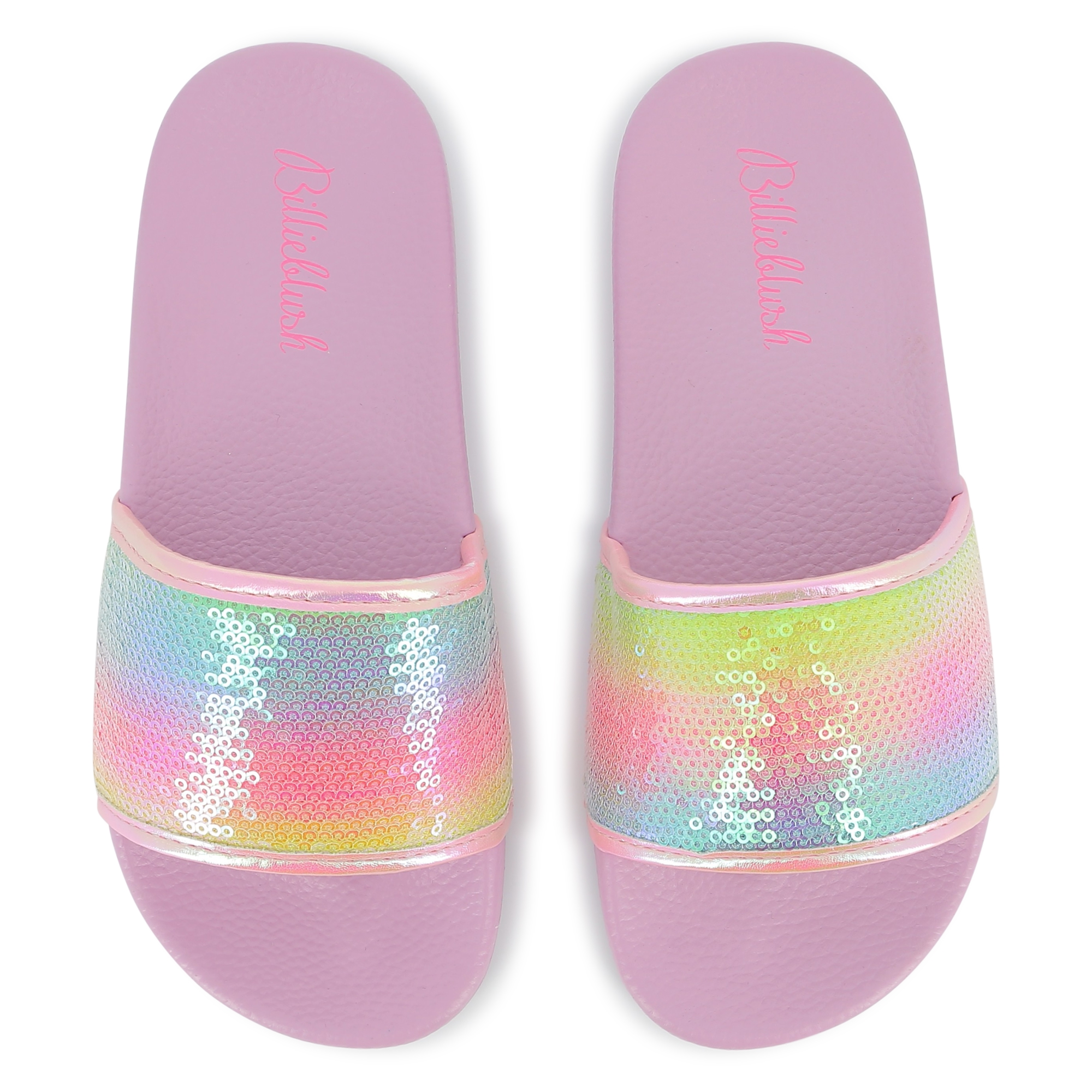 Iridescent sequin sliders BILLIEBLUSH for GIRL