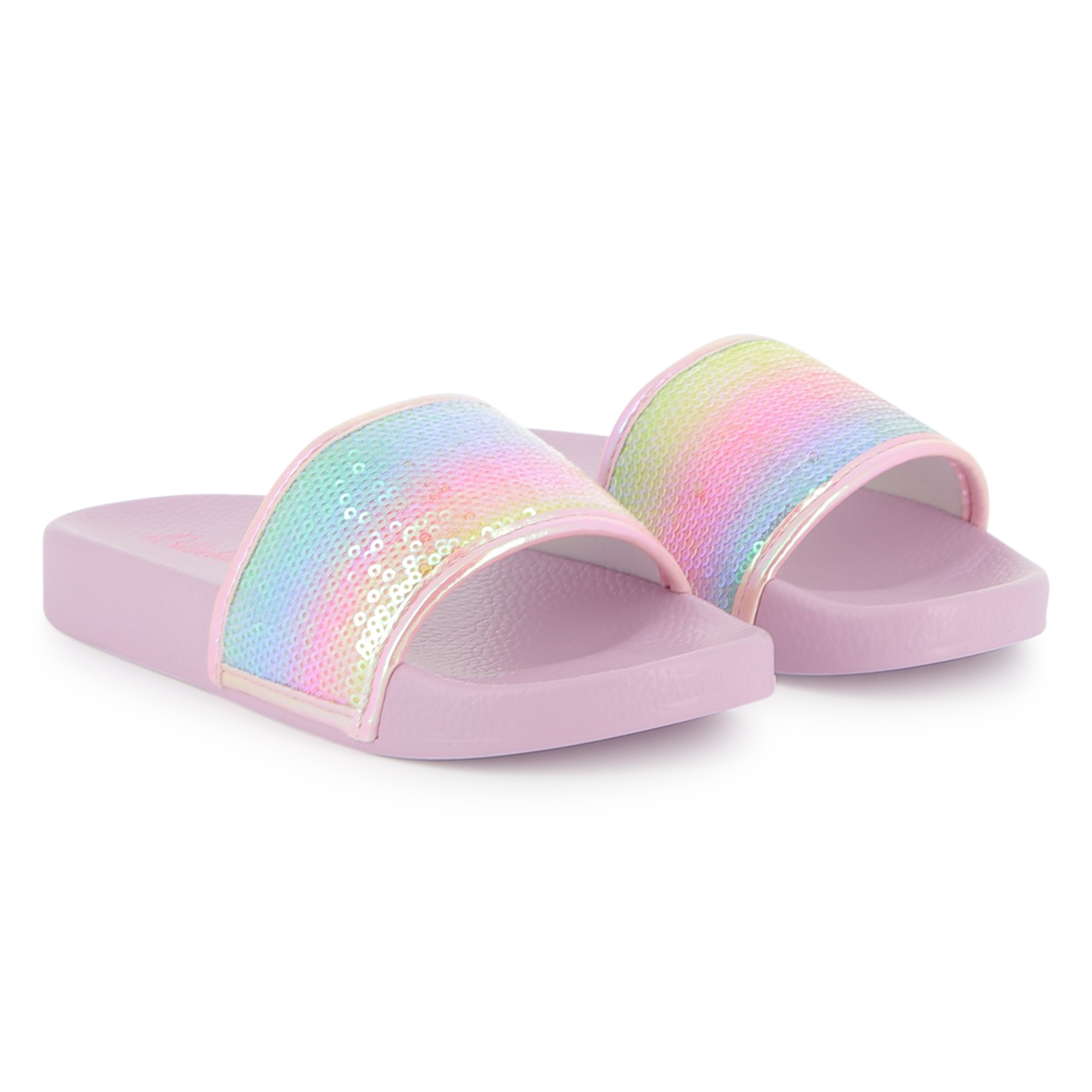 Claquettes à sequins irisés BILLIEBLUSH pour FILLE