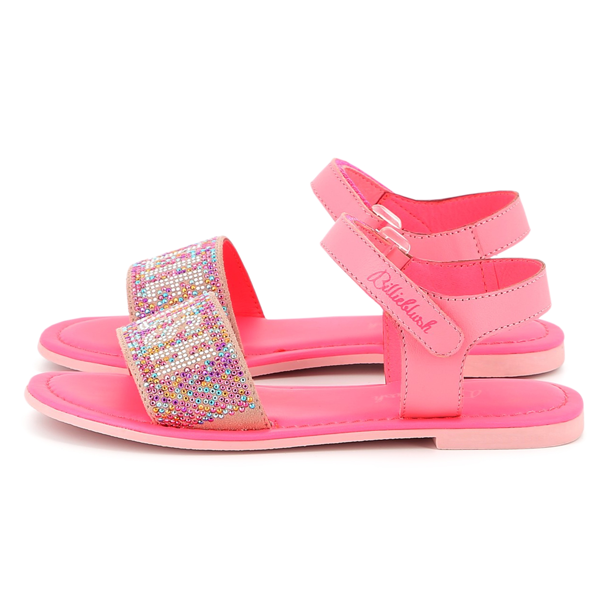 Leather hook-and-loop sandals BILLIEBLUSH for GIRL