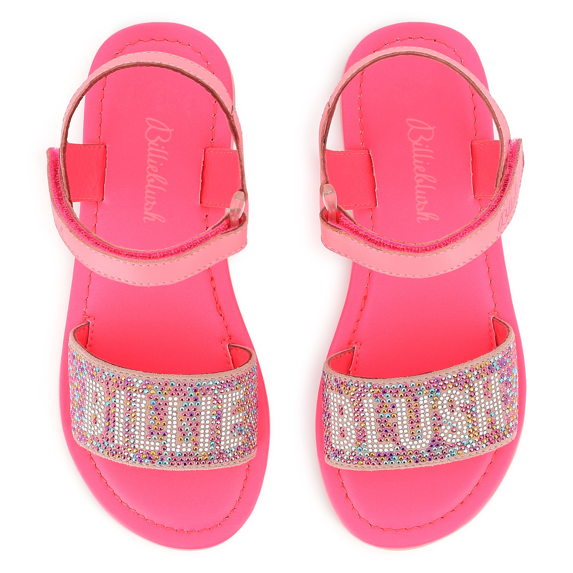 Leather hook-and-loop sandals BILLIEBLUSH for GIRL