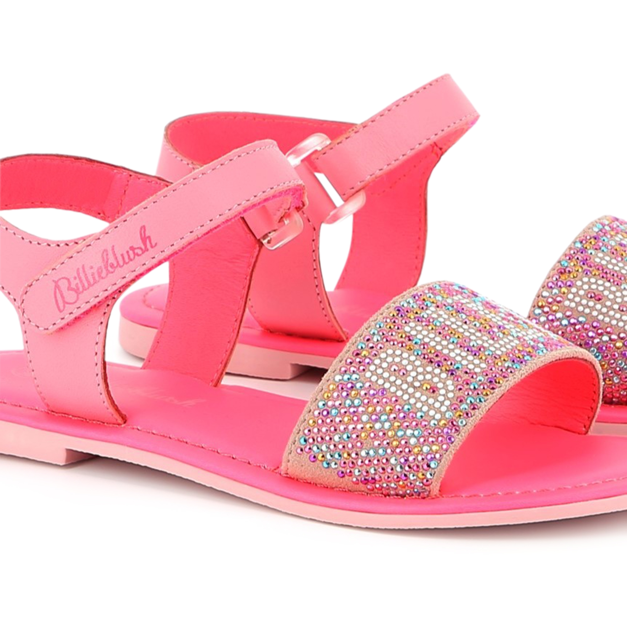 Leather hook-and-loop sandals BILLIEBLUSH for GIRL