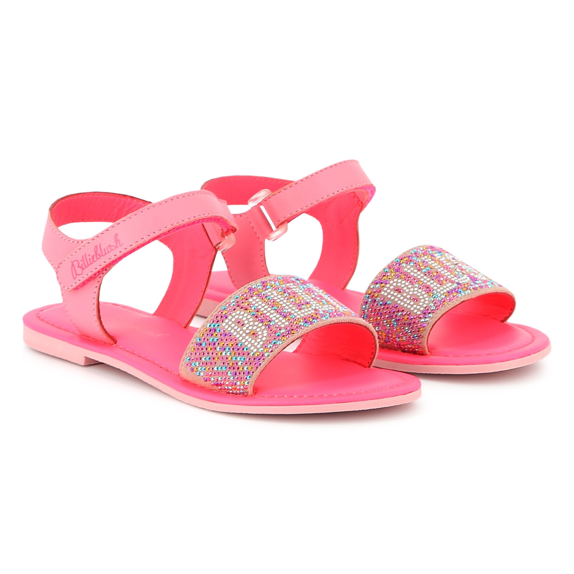 Leather hook-and-loop sandals BILLIEBLUSH for GIRL