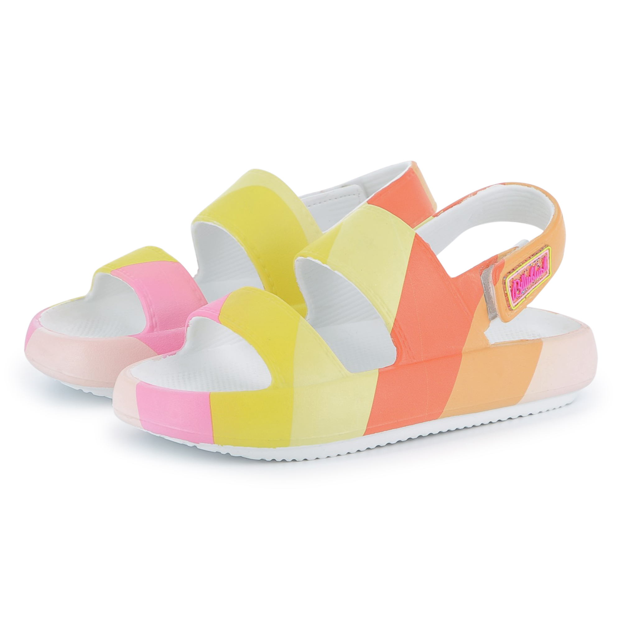 Sandales à scratch imprimées BILLIEBLUSH pour FILLE