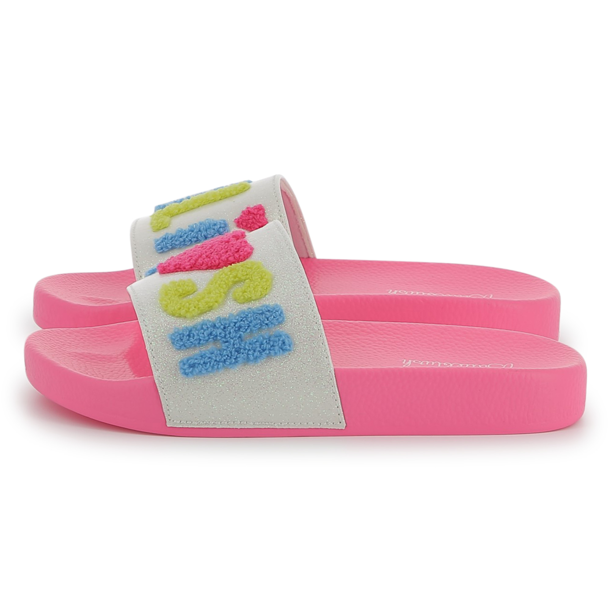 Fleece logo sliders BILLIEBLUSH for GIRL