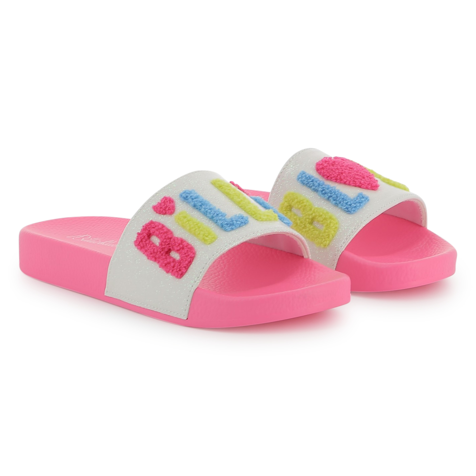 Fleece logo sliders BILLIEBLUSH for GIRL