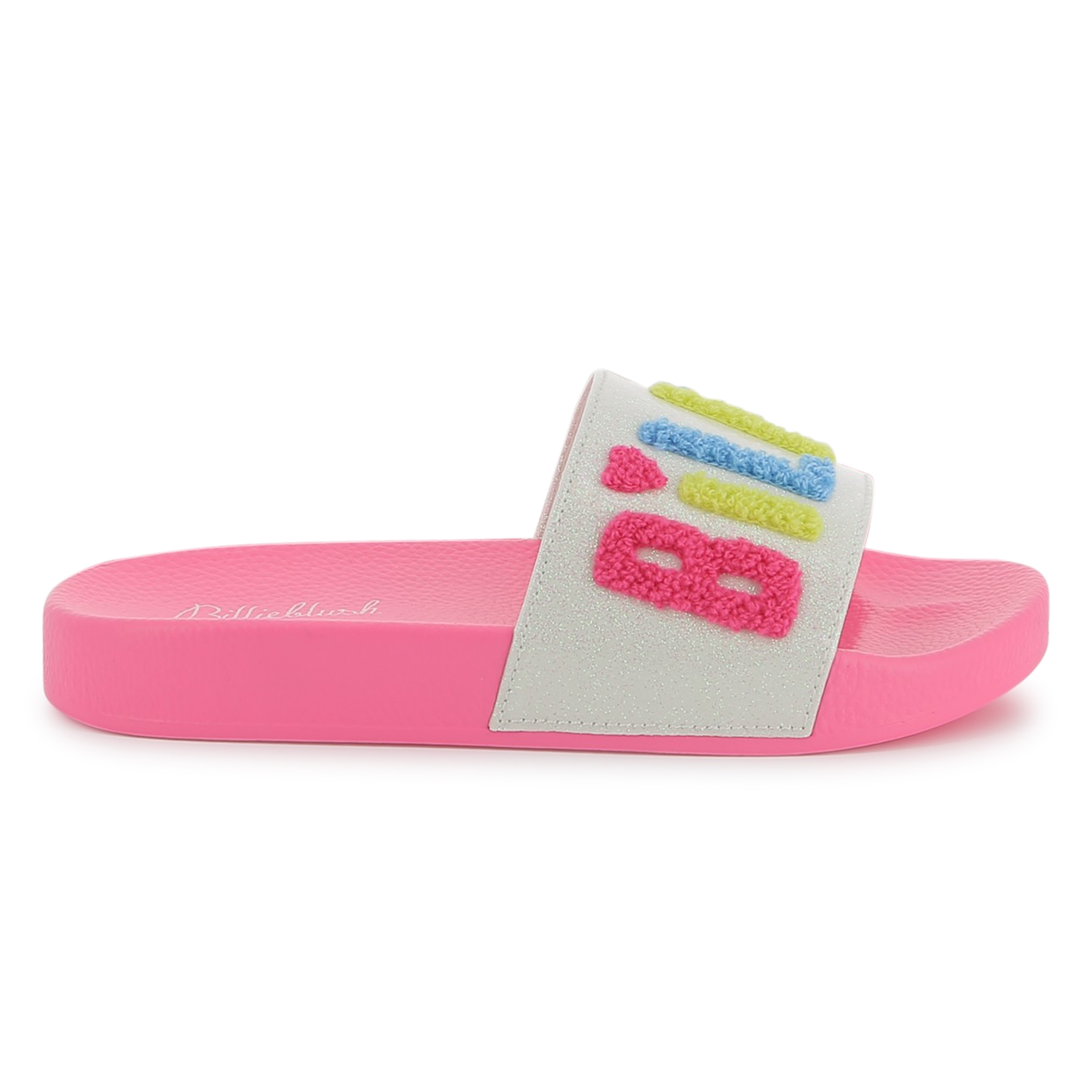 Claquettes à logo en molleton BILLIEBLUSH pour FILLE