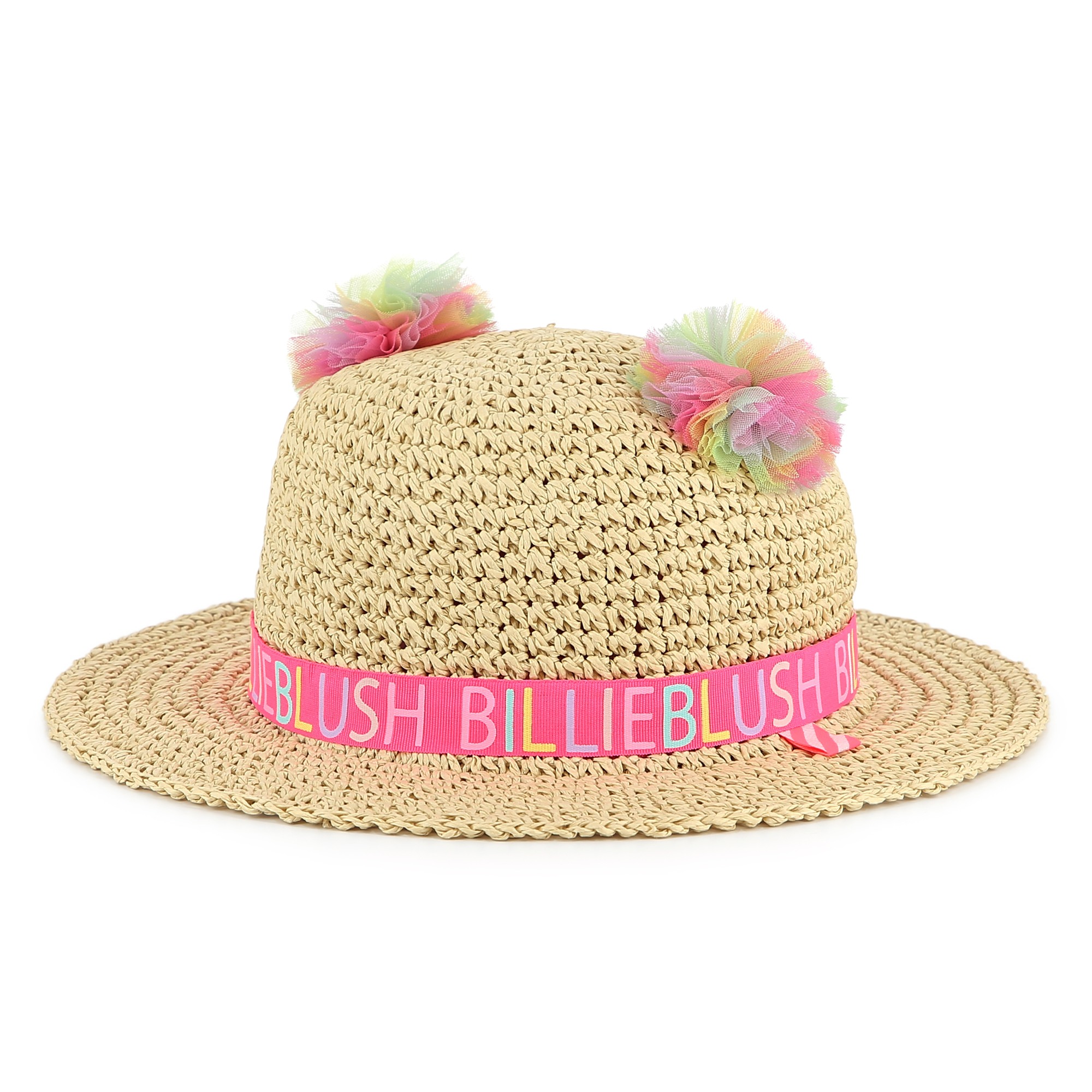 Pompom straw hat BILLIEBLUSH for GIRL