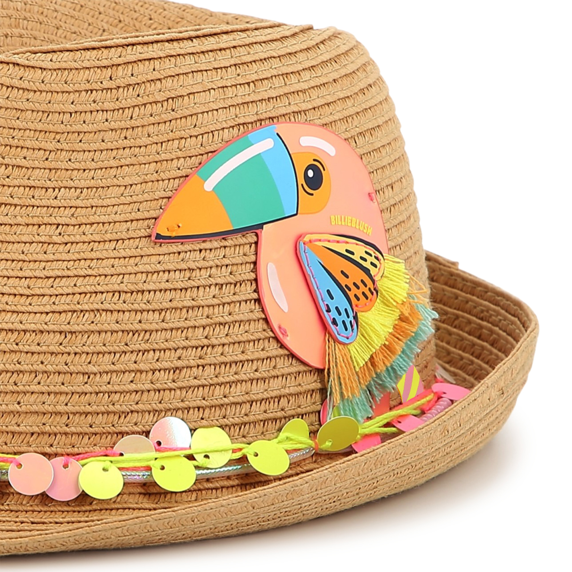 Chapeau moulé avec oiseau BILLIEBLUSH pour FILLE