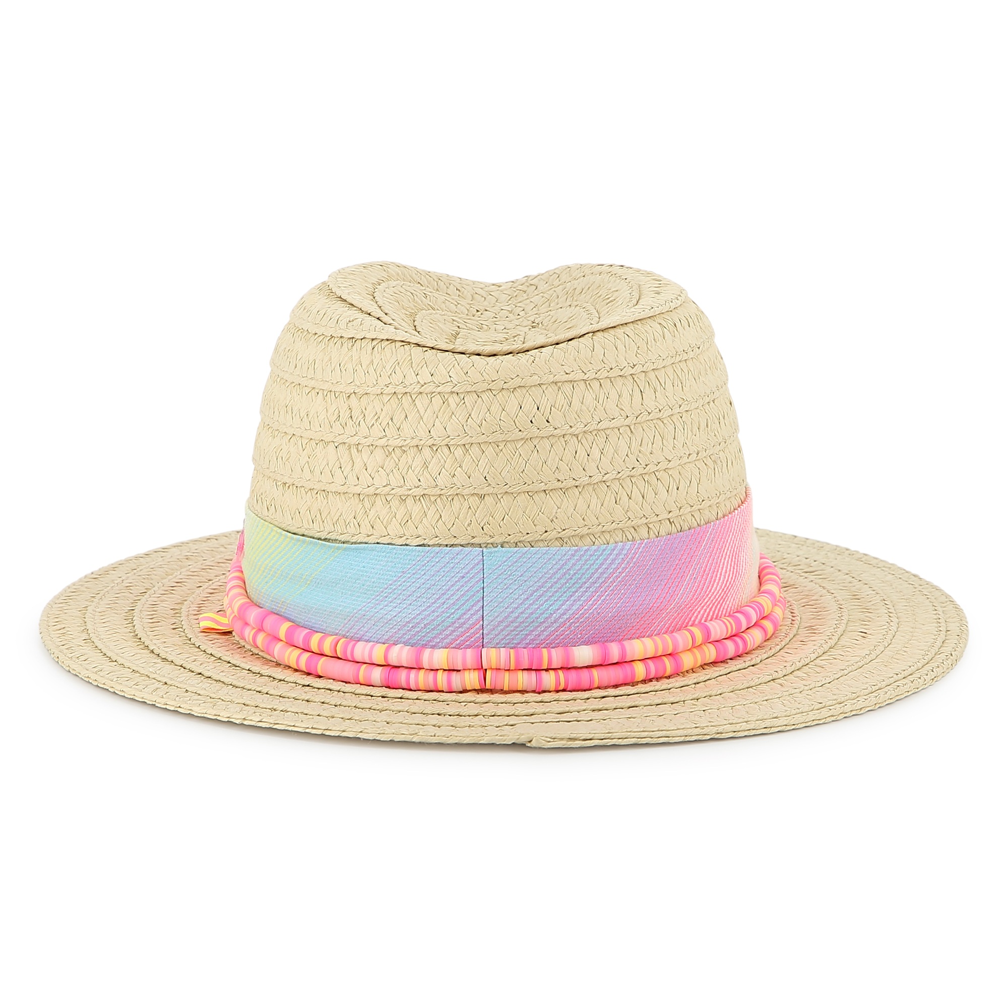 Hat with striped pearl ribbon BILLIEBLUSH for GIRL