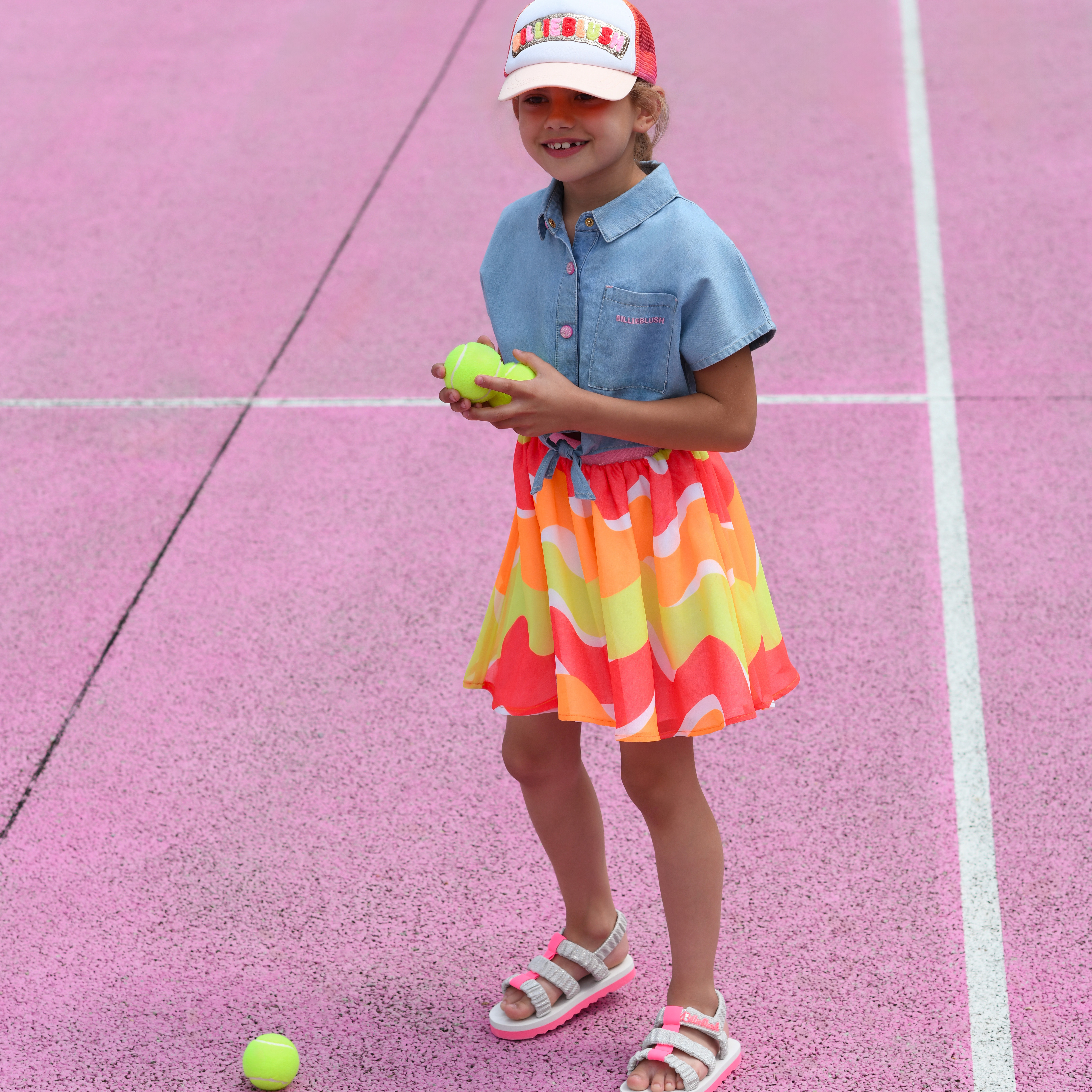 Casquette avec badge bouclette BILLIEBLUSH pour FILLE