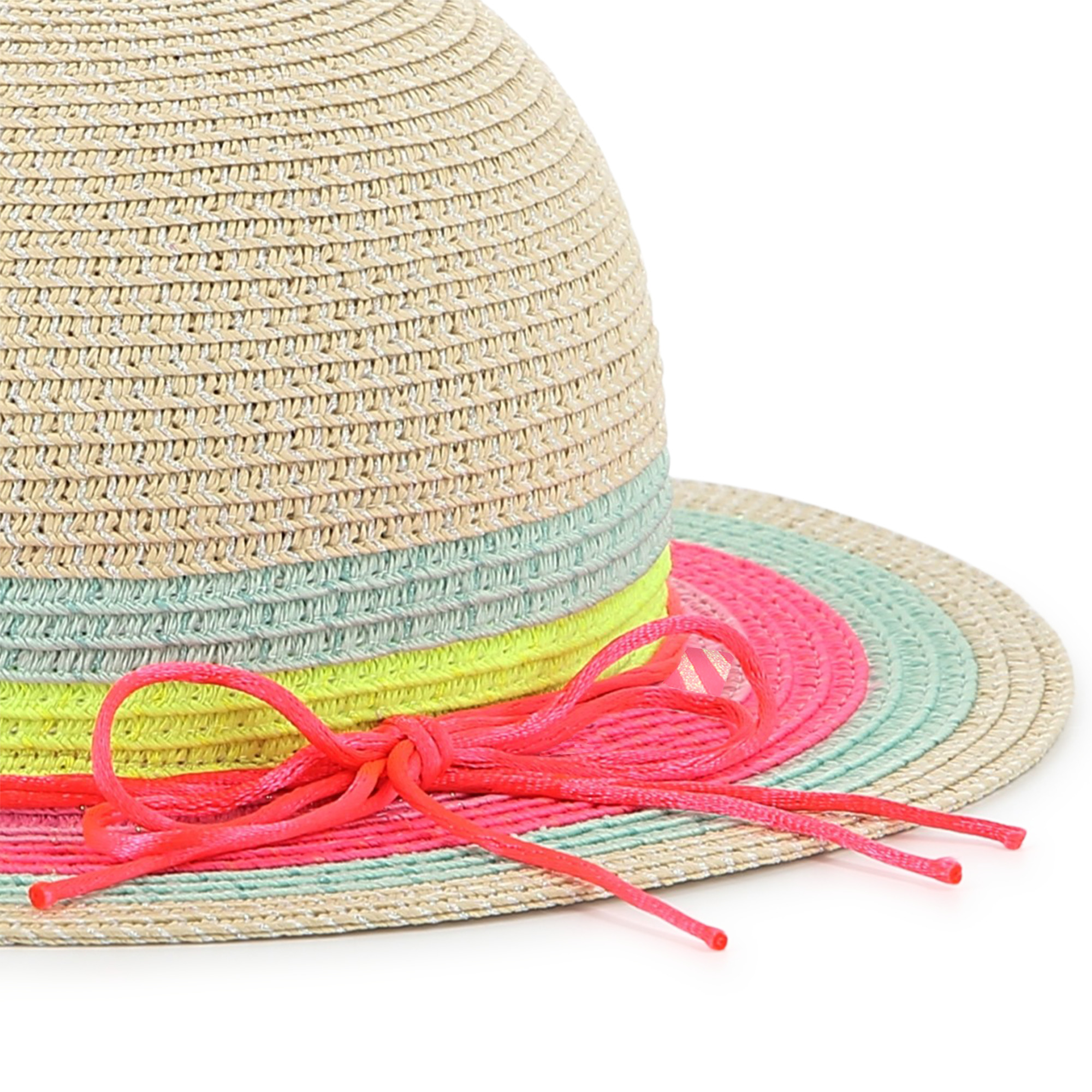 Sun hat with coloured stripes BILLIEBLUSH for GIRL