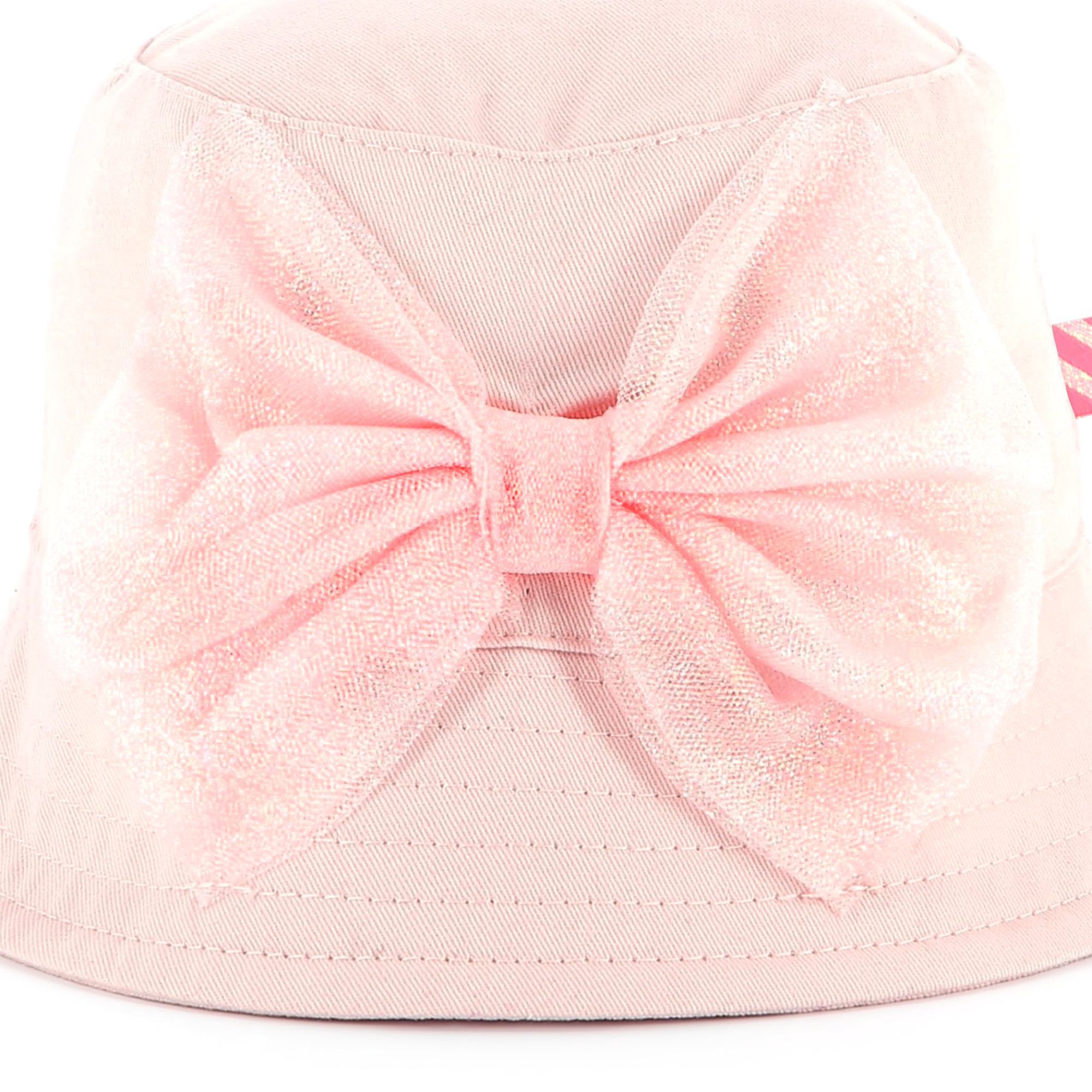 Cotton bucket hat with bow BILLIEBLUSH for GIRL