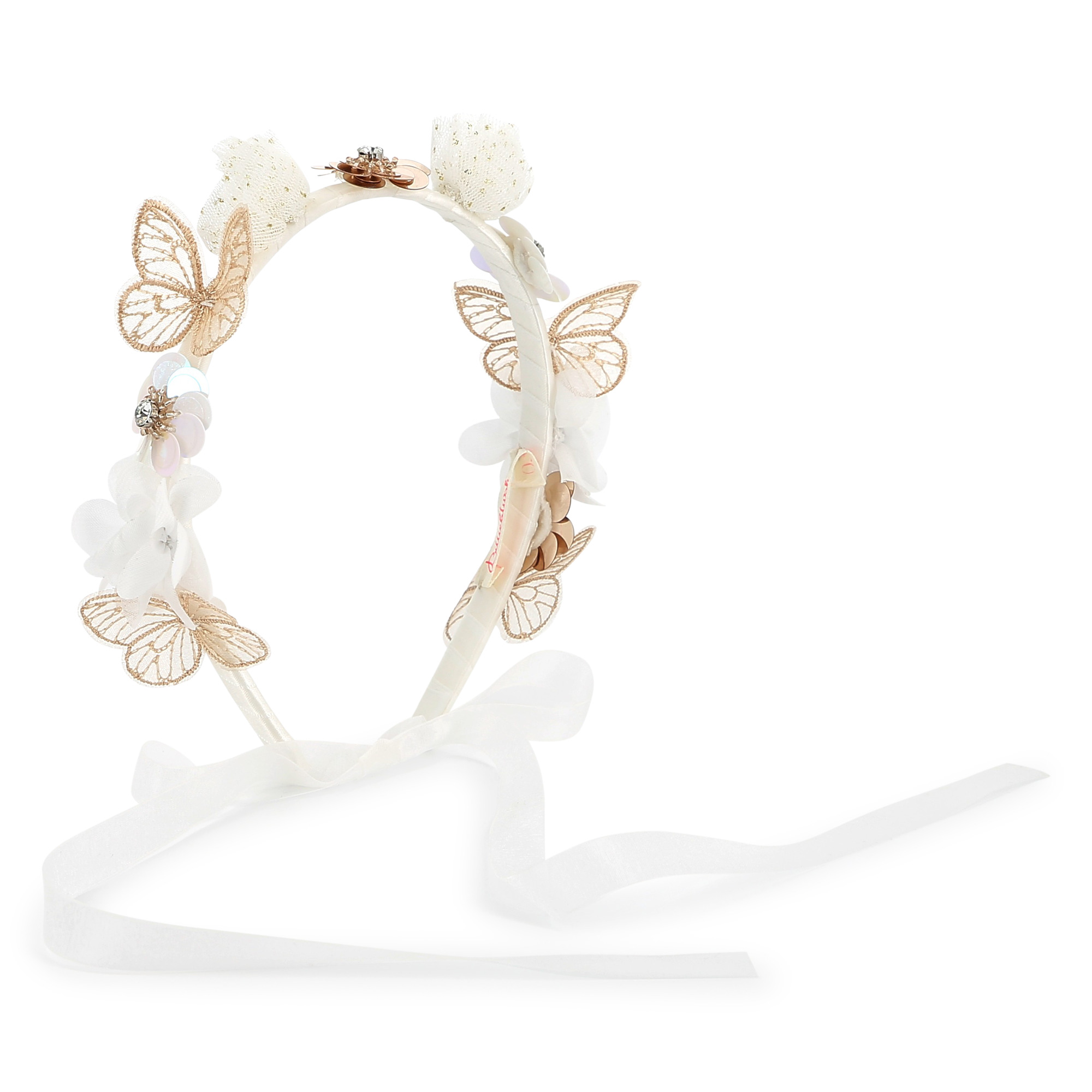 Flower and butterfly headband BILLIEBLUSH for GIRL