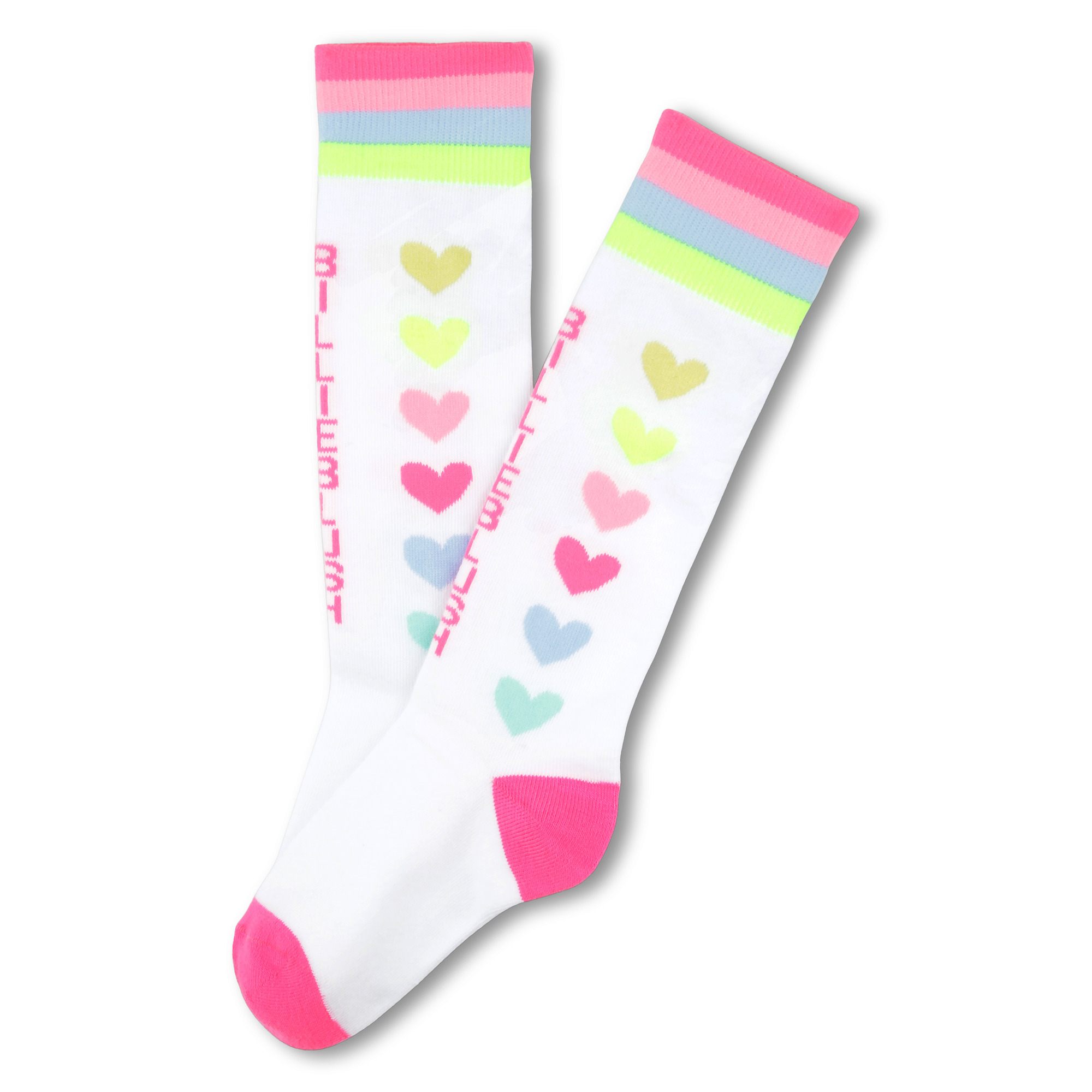 Chaussettes hautes avec coeurs BILLIEBLUSH pour FILLE