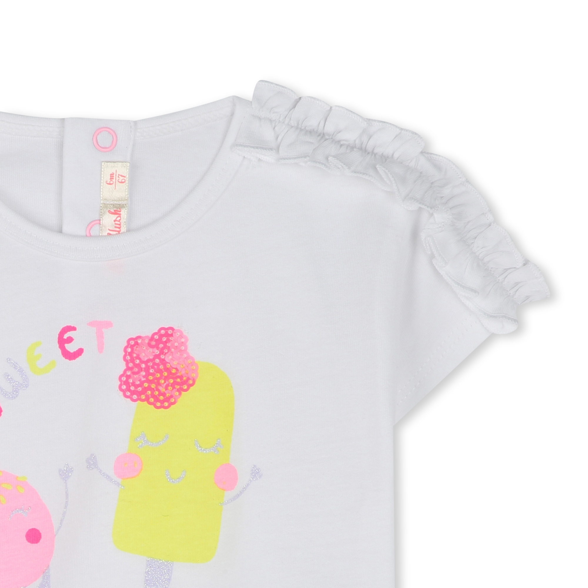 T-shirt coton manches courtes BILLIEBLUSH pour FILLE