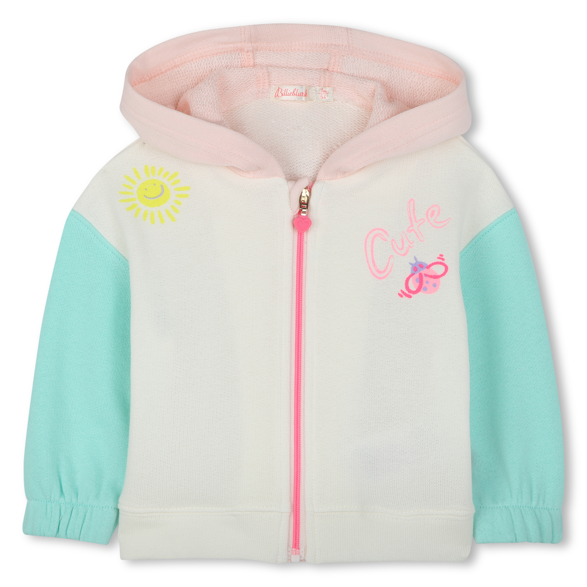 Hooded fleece cardigan BILLIEBLUSH for GIRL