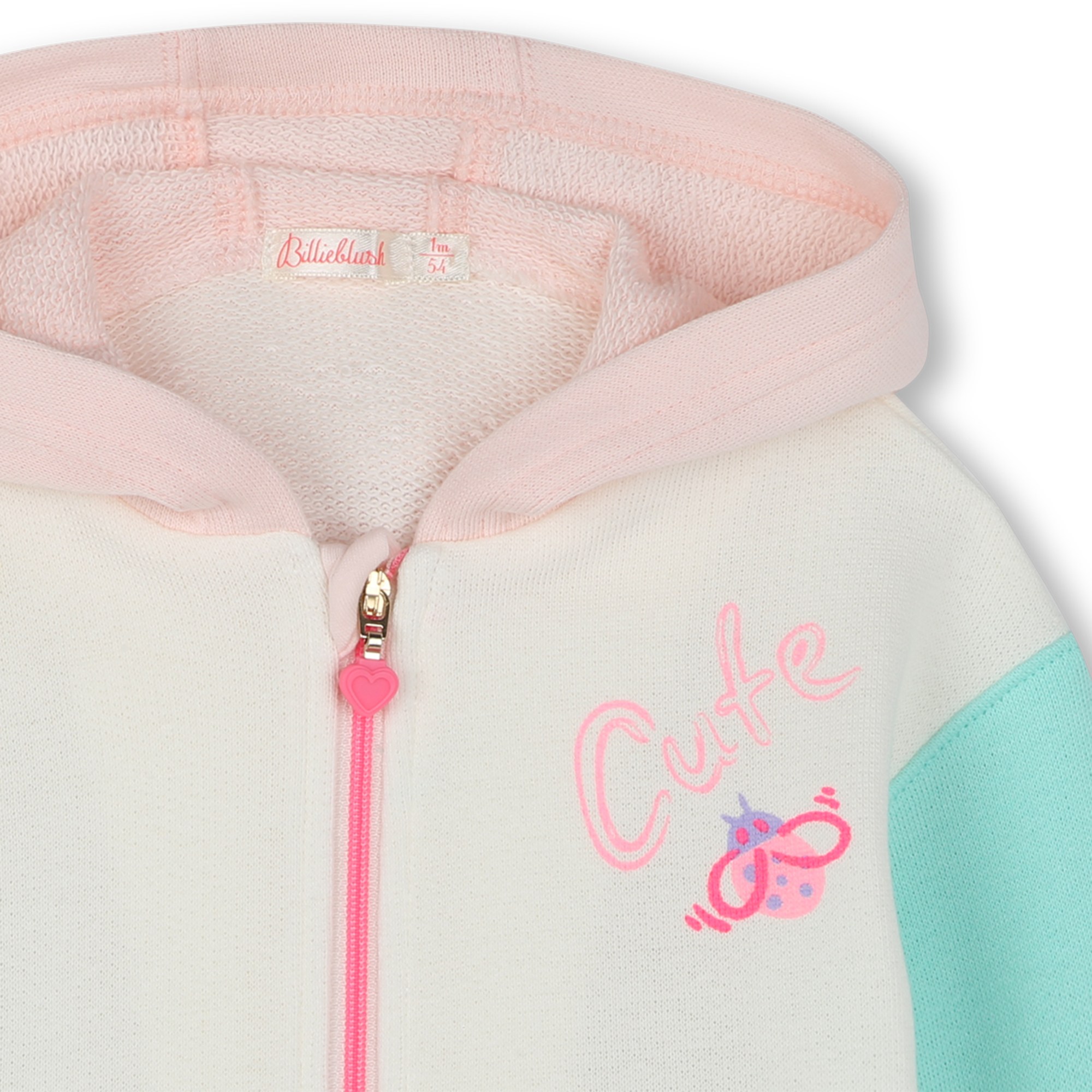 Hooded fleece cardigan BILLIEBLUSH for GIRL