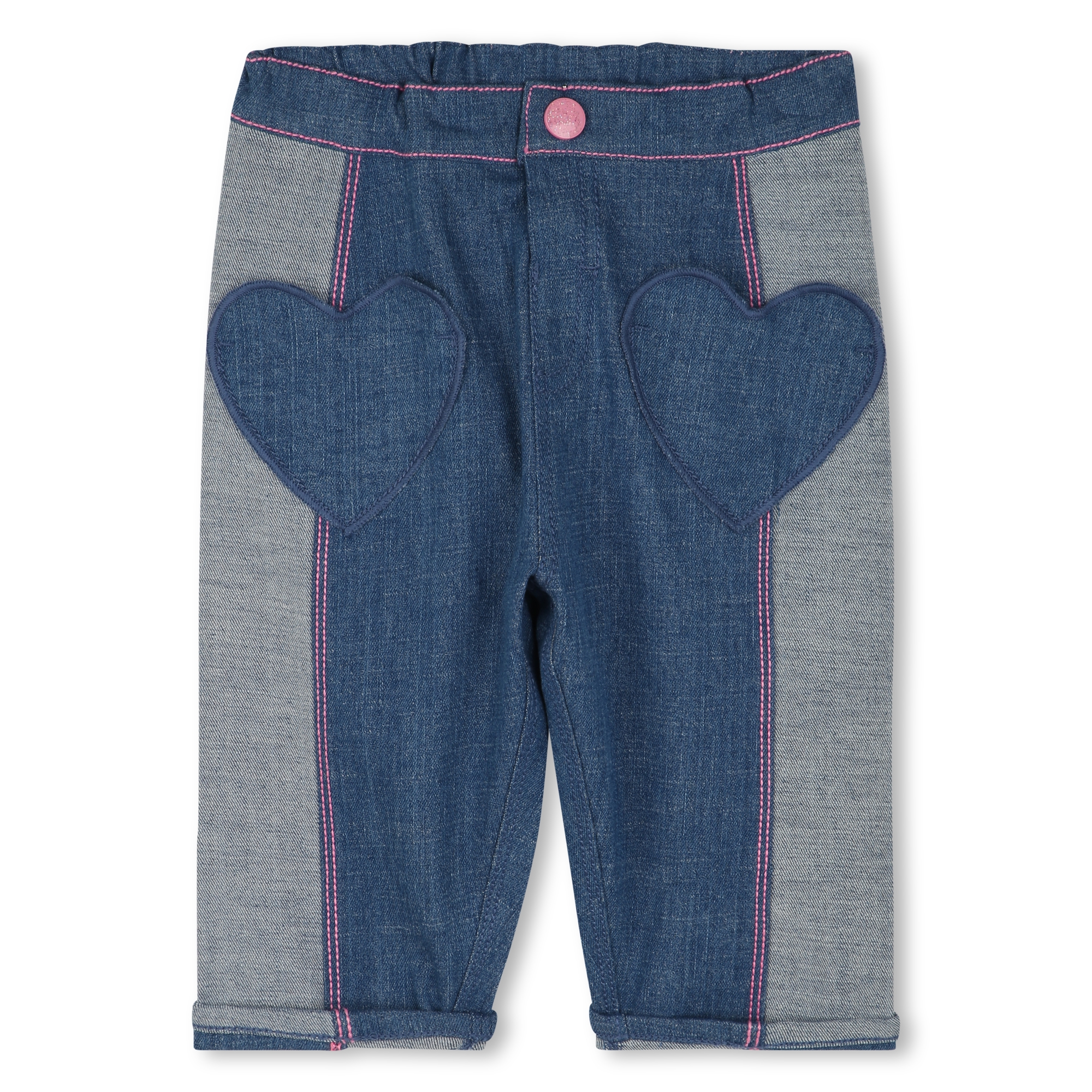 Cotton two-tone jeans BILLIEBLUSH for GIRL