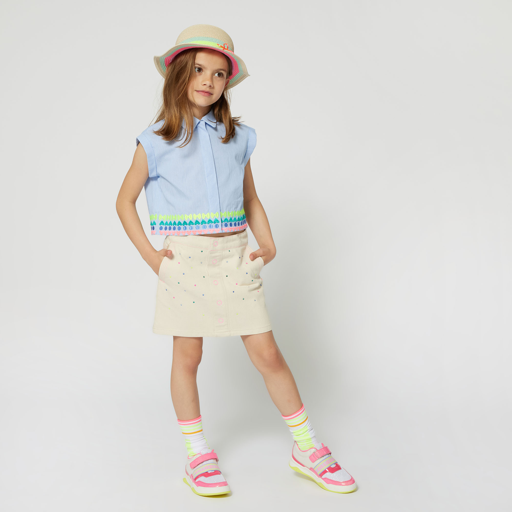 Striped cotton blouse BILLIEBLUSH for GIRL