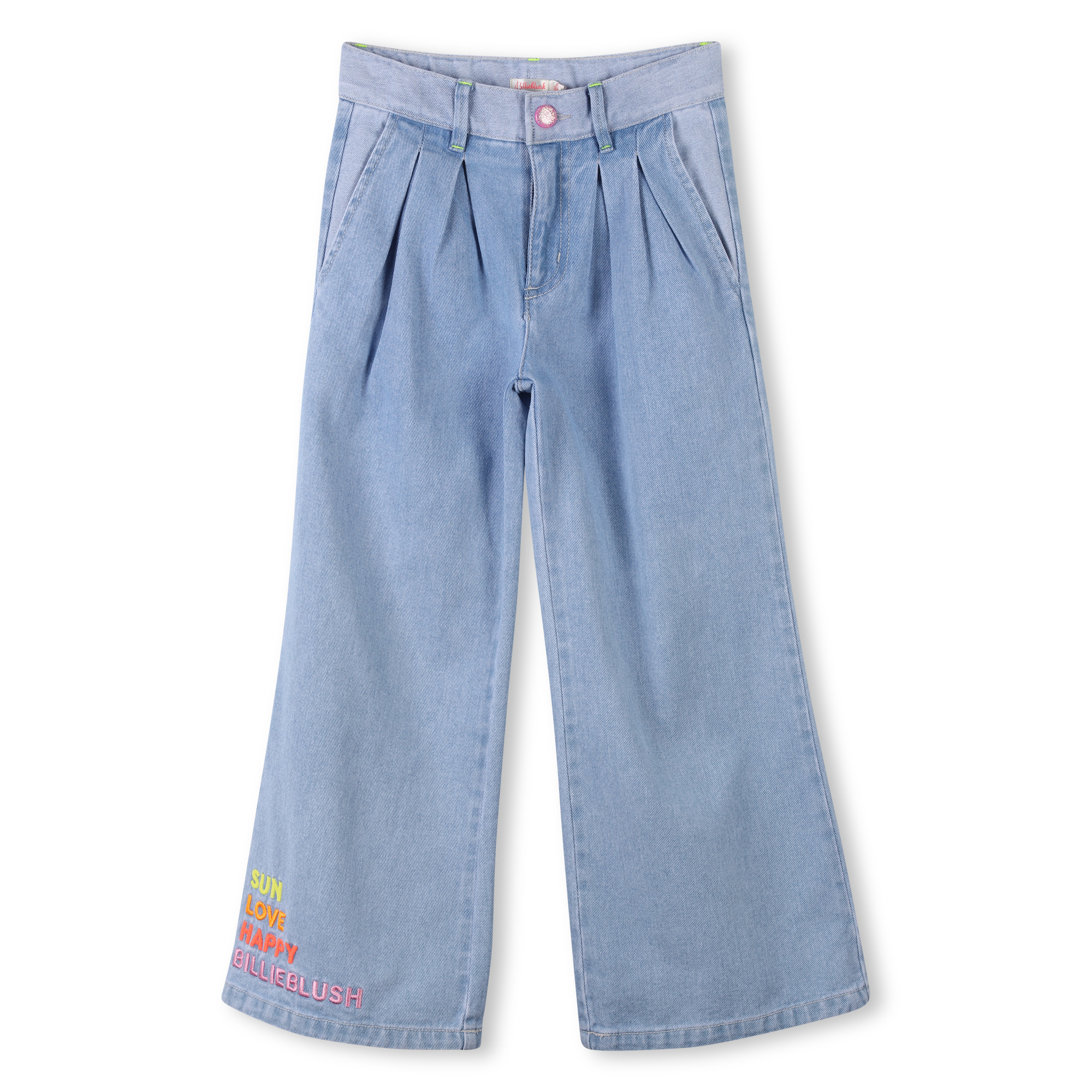 Jeans a palazzo cotone ricami BILLIEBLUSH Per BAMBINA