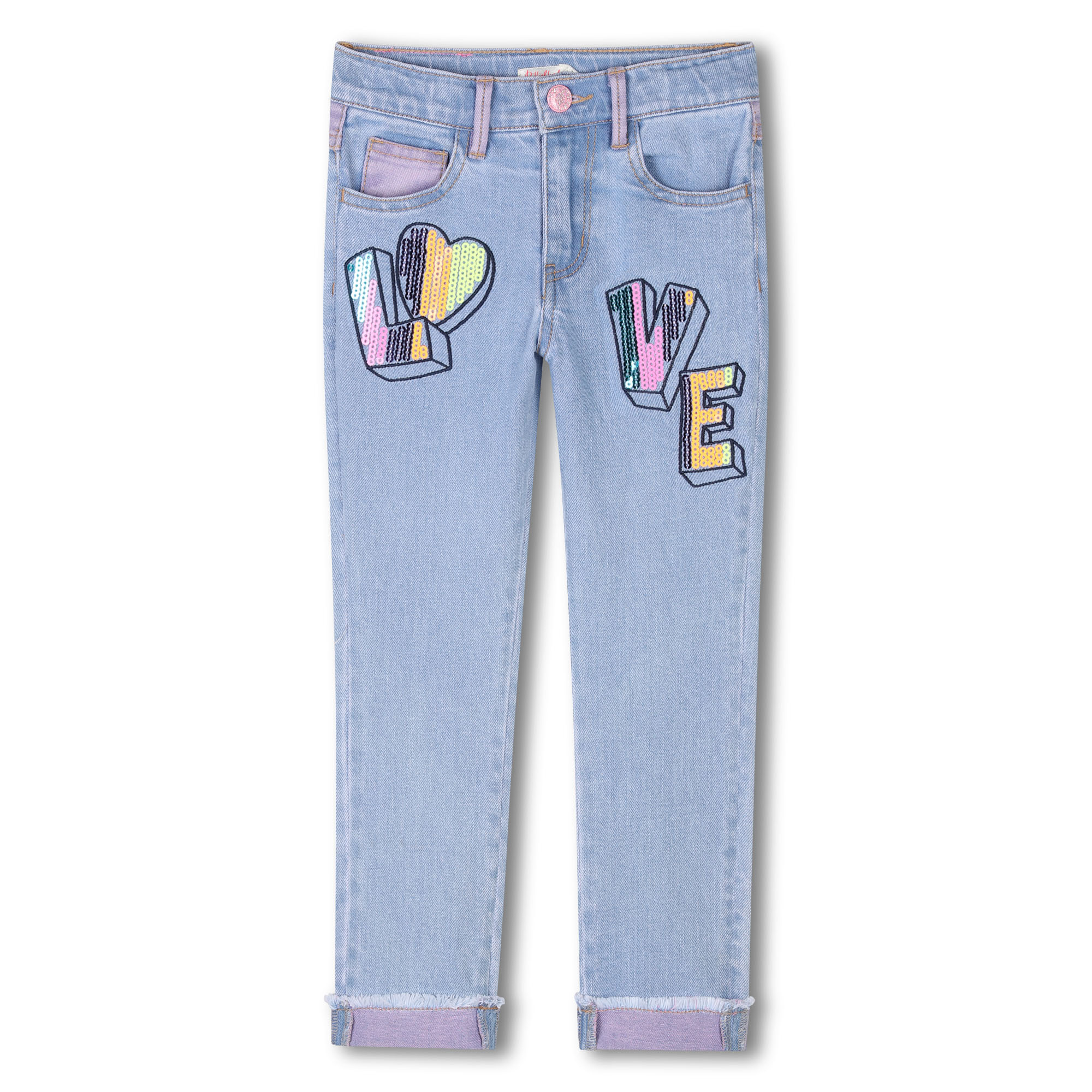 Adjustable jeans with sequins BILLIEBLUSH for GIRL