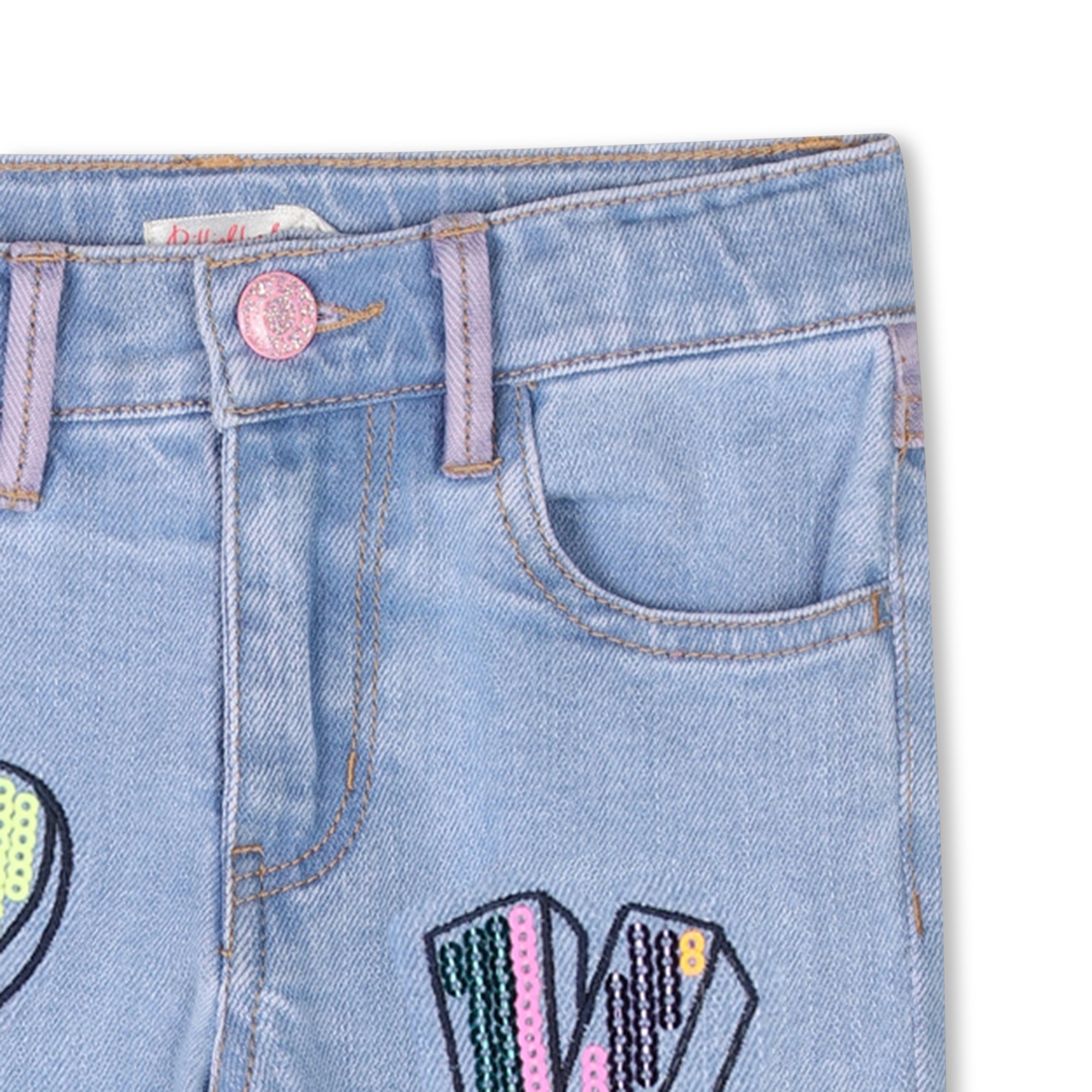 Adjustable jeans with sequins BILLIEBLUSH for GIRL