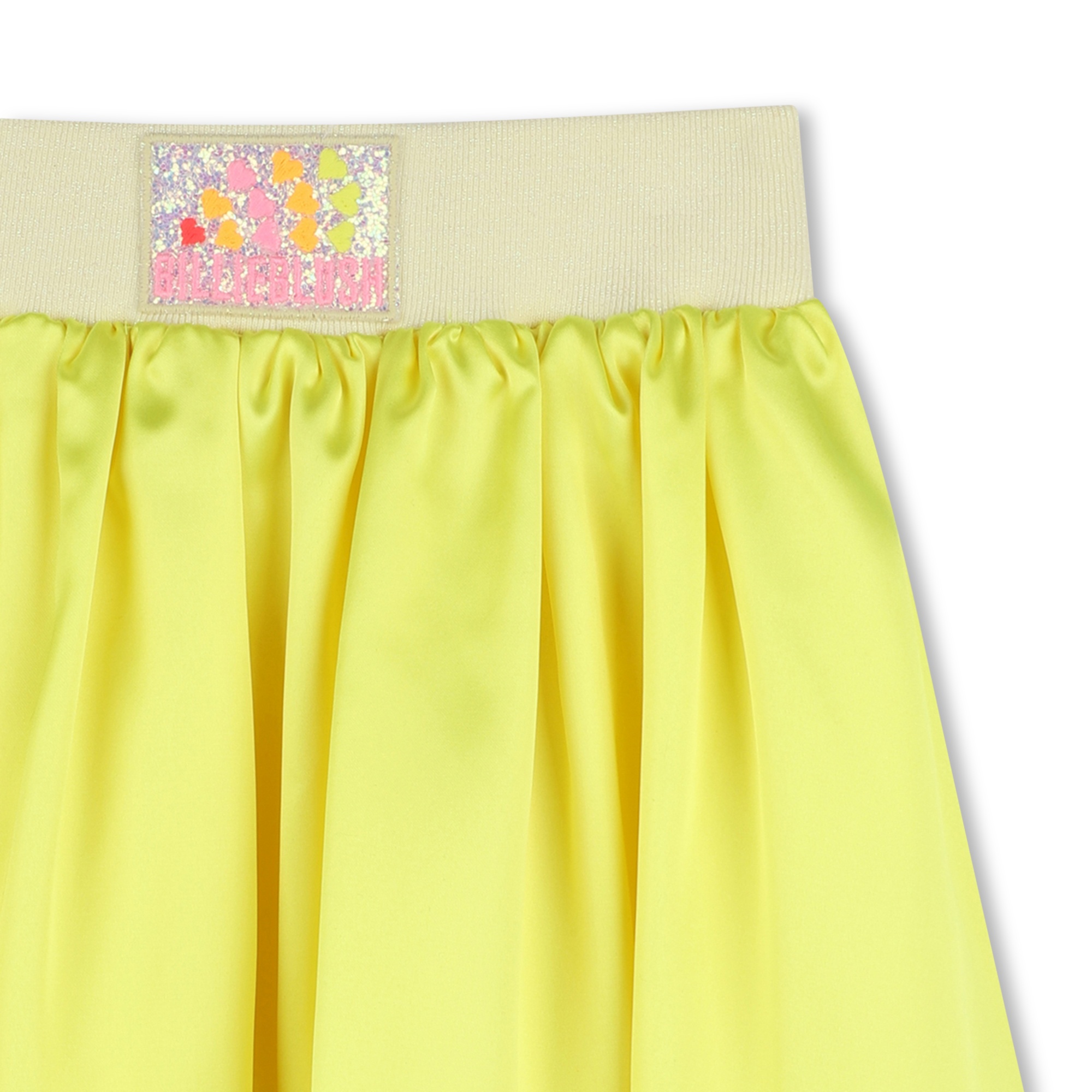 Satin skirt with badge BILLIEBLUSH for GIRL